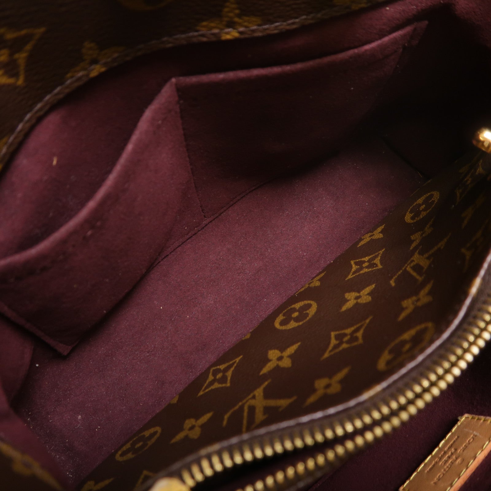 LOUIS VUITTON Monogram Montaigne BB金扣手挽肩背兩用袋棕色