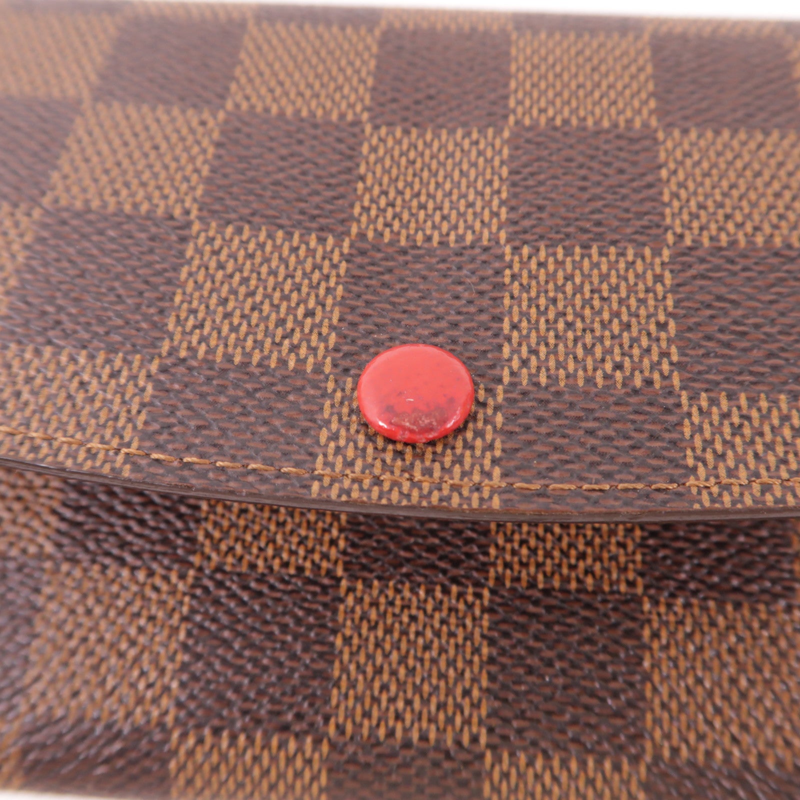 LOUIS VUITTON LV GHW Portefeuille Emilie Long Wallet N63544 Damier Brown