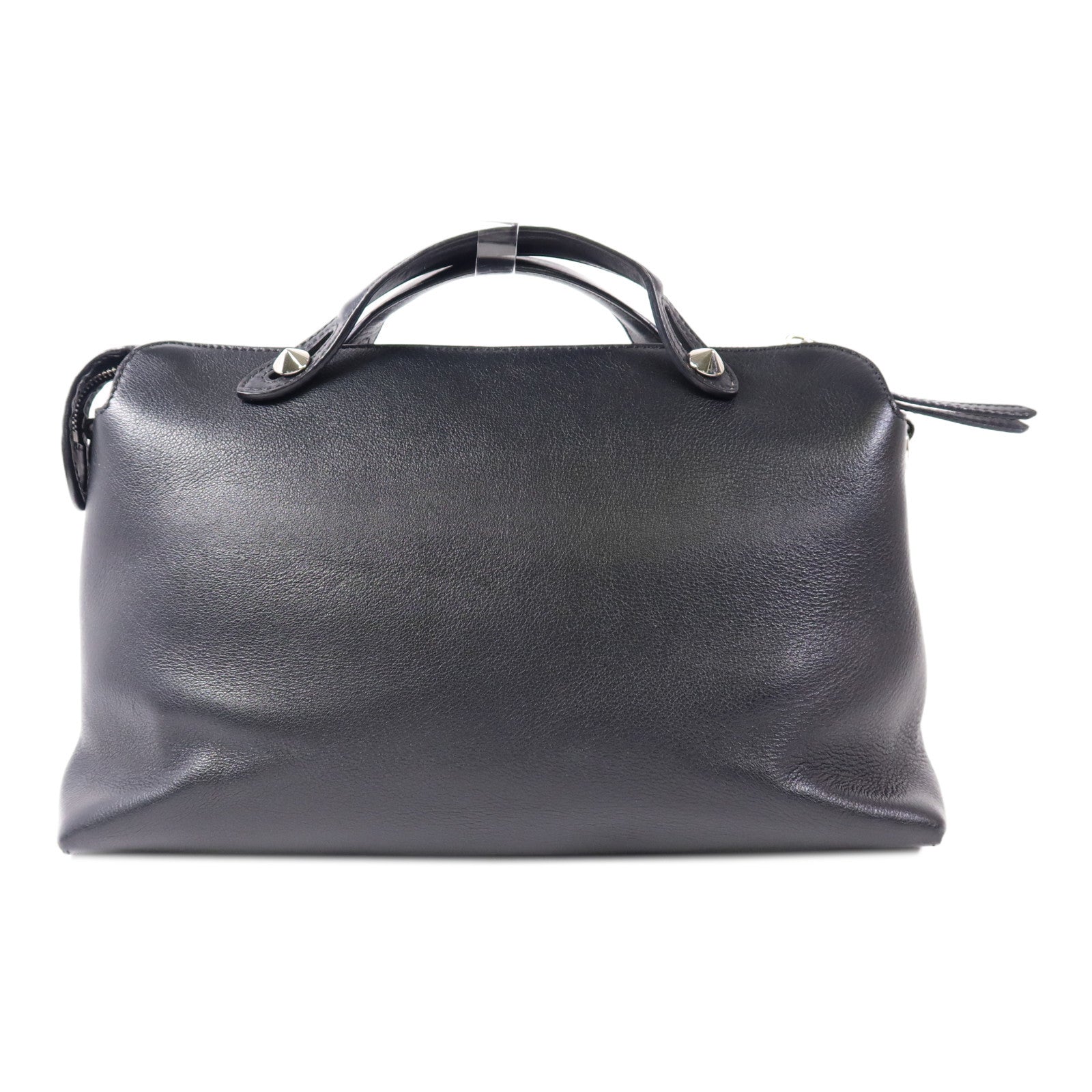 FENDI SHW By The Way 2 Way Shoulder Bag Handbag 8BL125 Calfskin Leather Black