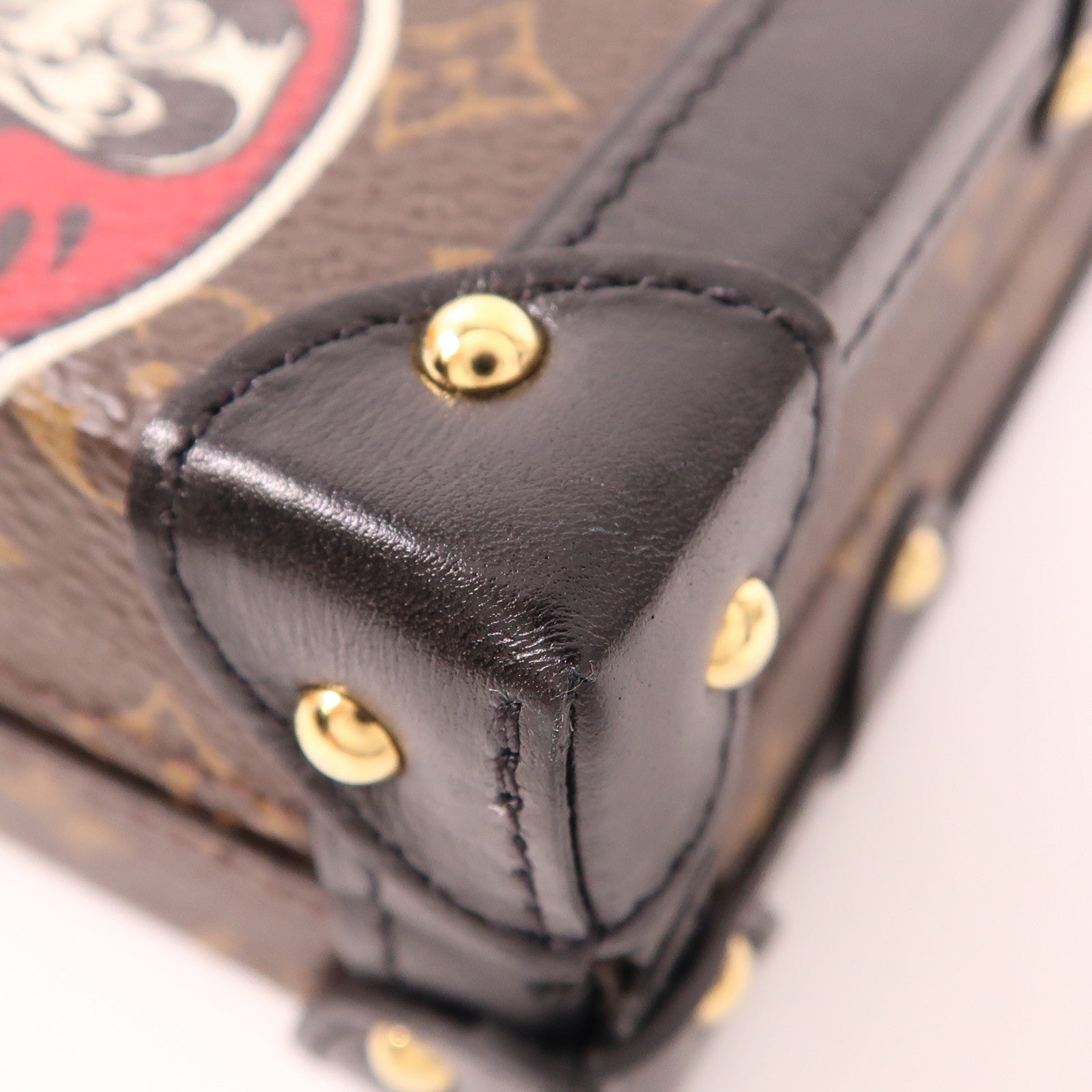 LOUIS VUITTON Monogram Petite Malle金扣肩背袋