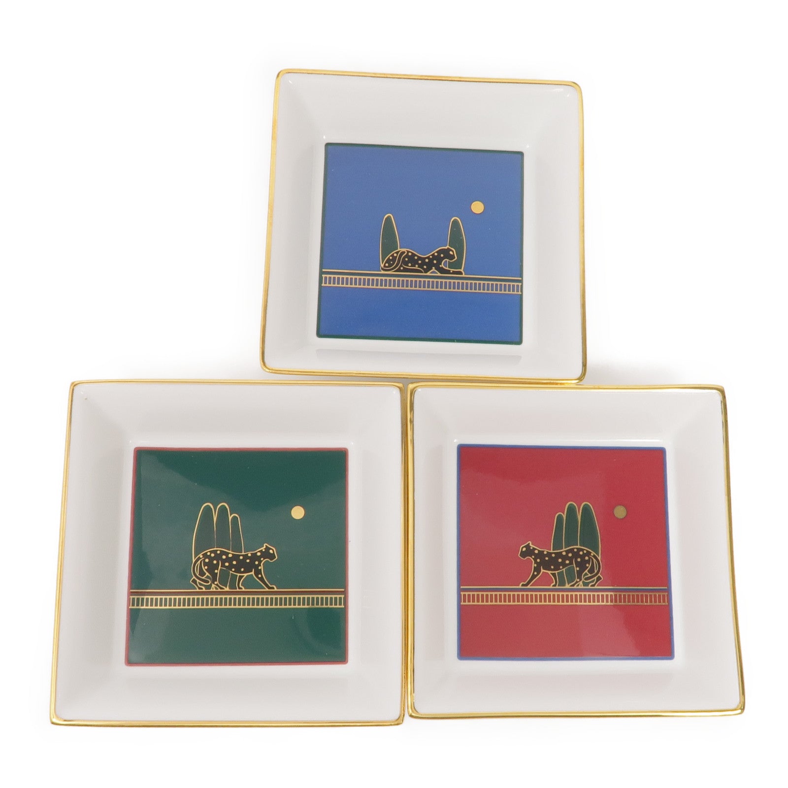 CARTIER 瓷Panthère de Cartier Set of 3 Trays托盤