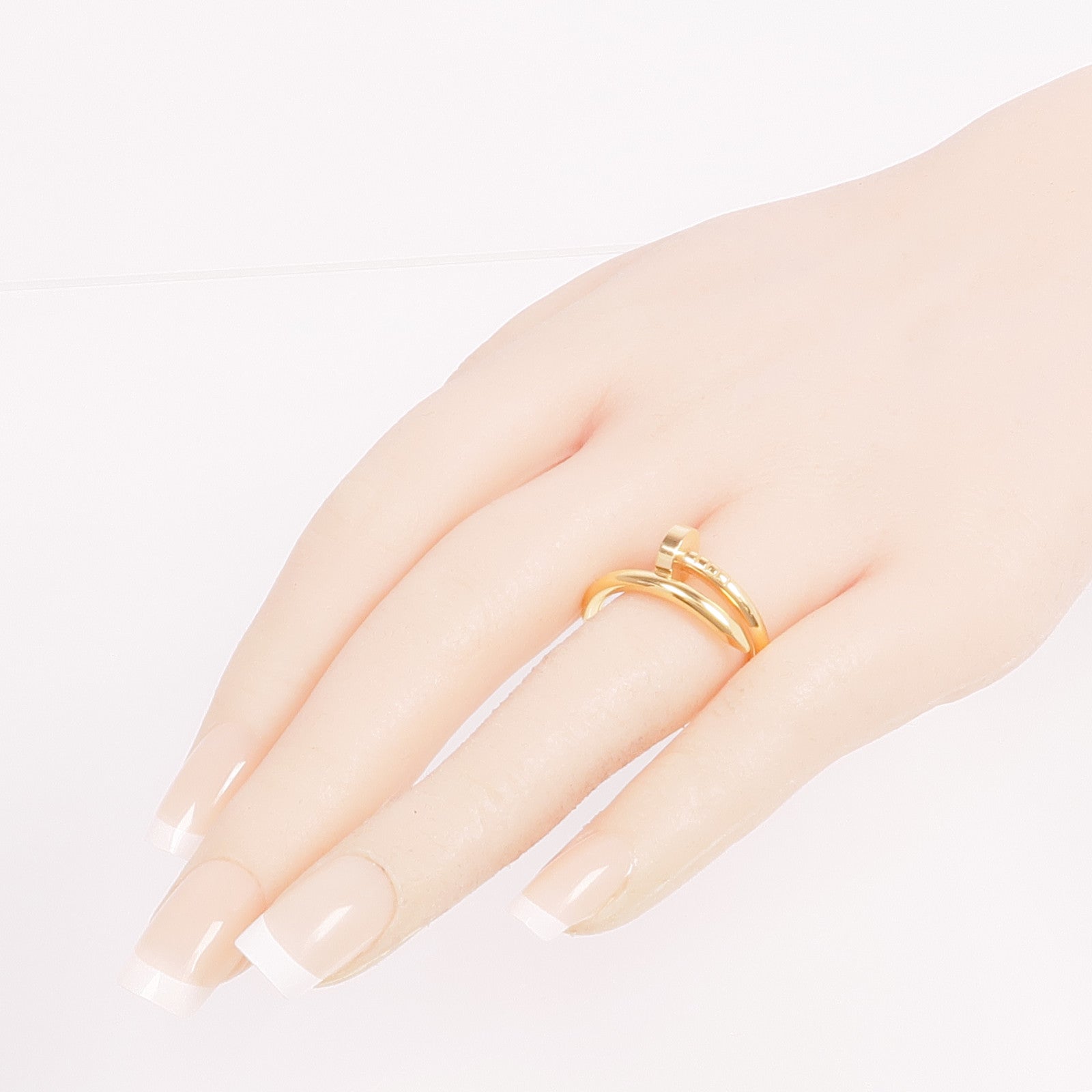 CARTIER 18K玫瑰金Juste un Clou戒指Cartier#58/US#8.25