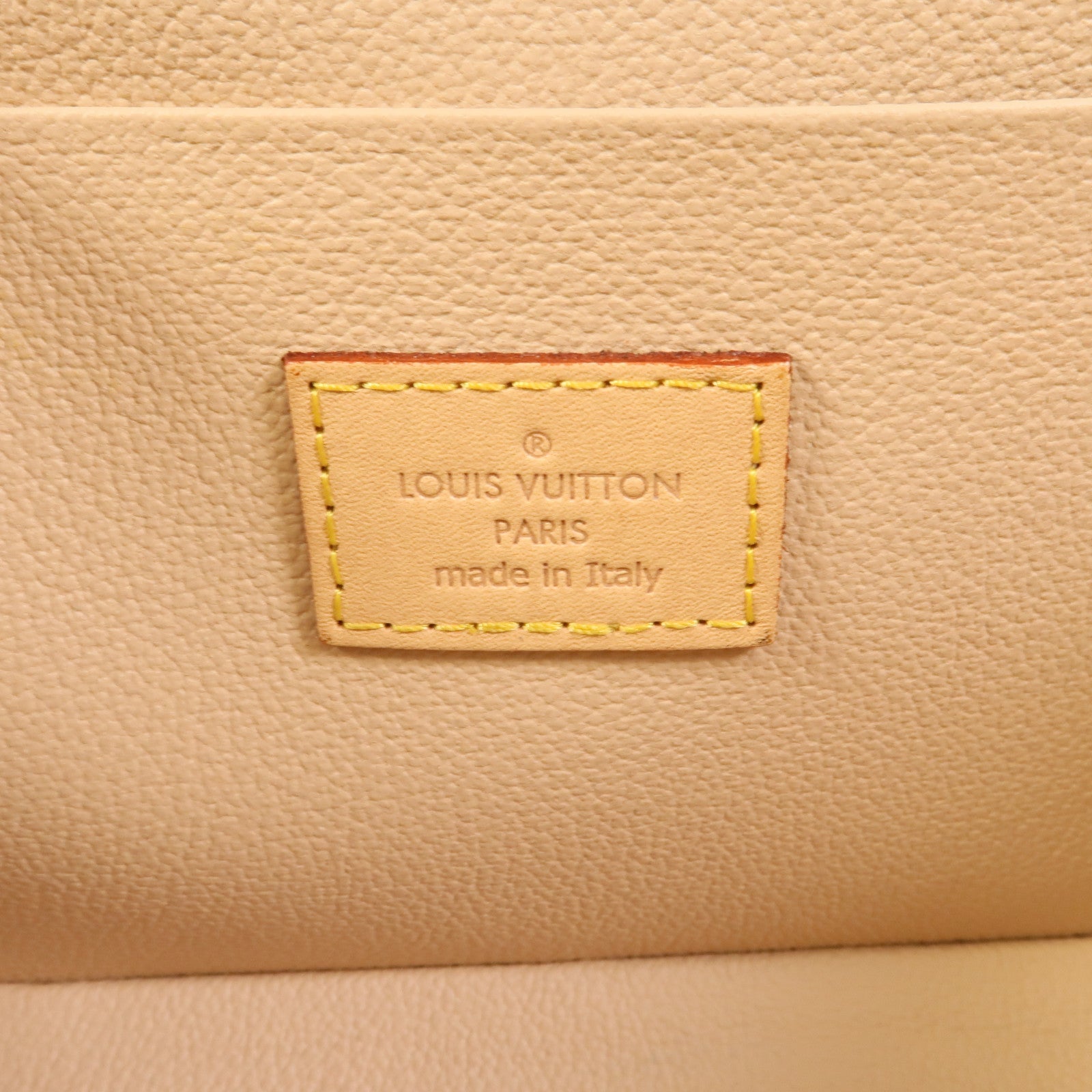 LOUIS VUITTON Monogram Nice BB金扣手挽袋棕色