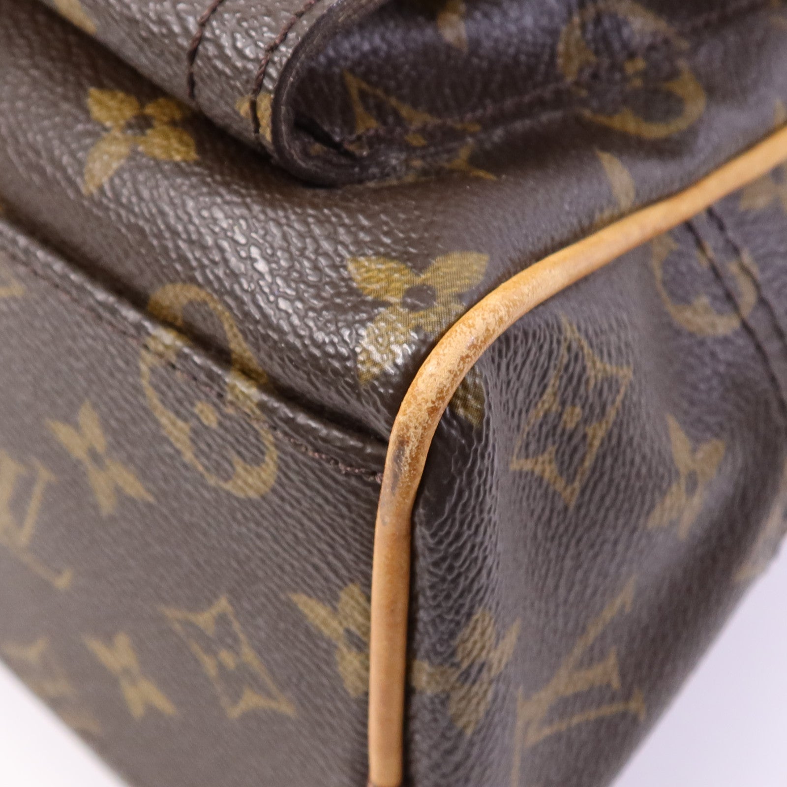 LOUIS VUITTON Monogram Manhattan PM金扣手挽袋