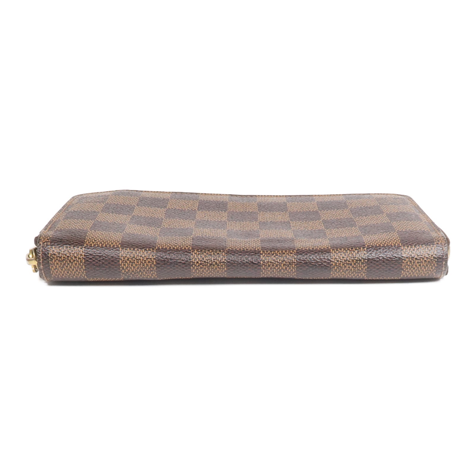 LOUIS VUITTON Damier Zippy Wallet金扣長錢包