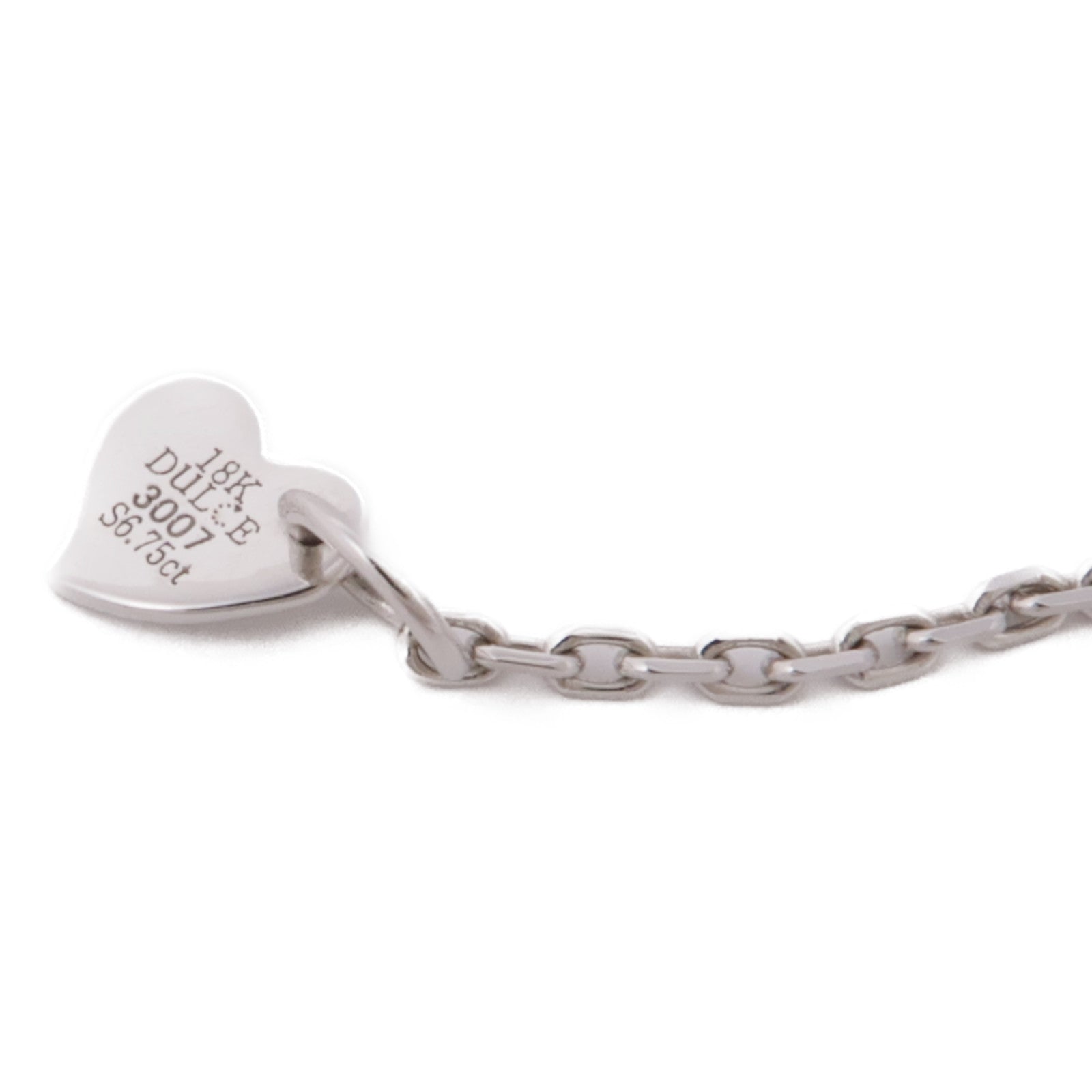 JEWELRY Sapphire Necklace 18K White Gold