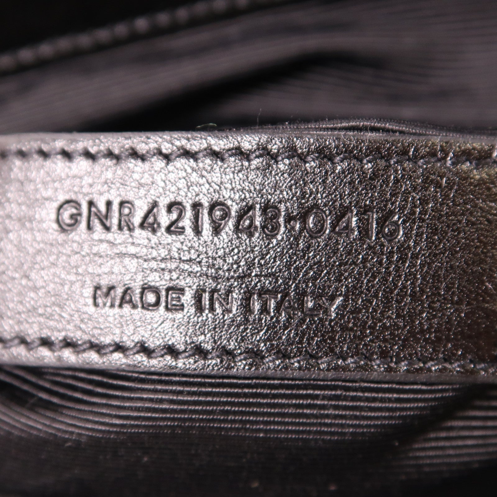 SAINT LAURENT 牛皮皮革/天鵝絨Backpack金扣背包