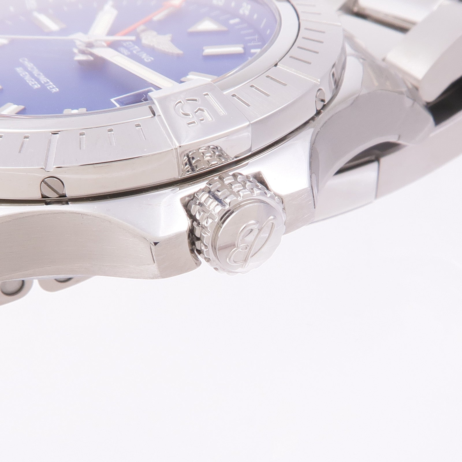 BREITLING Avenger A32395 Automatic Watch Stainless Steel Blue