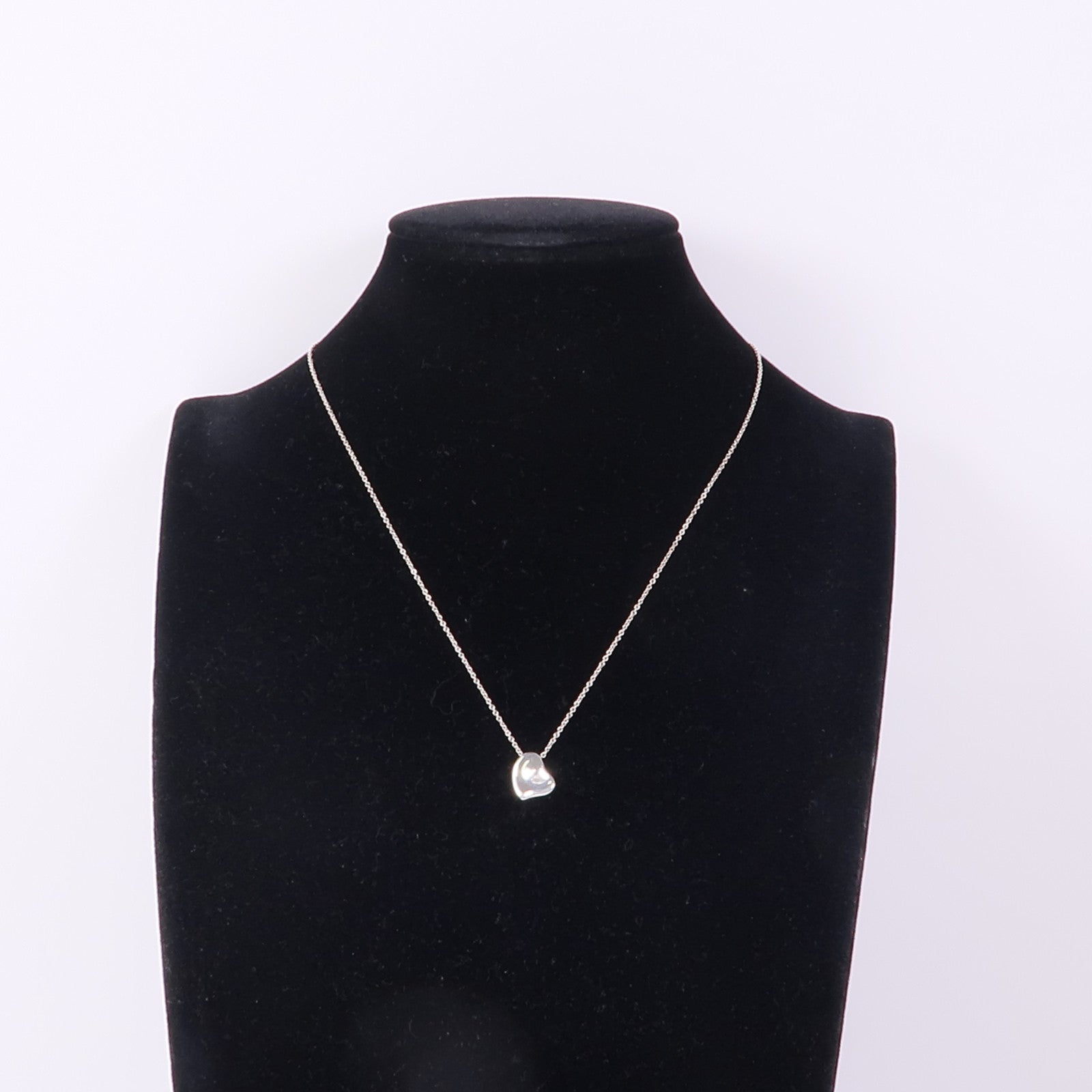TIFFANY＆CO 925純銀Heart Necklace項鍊