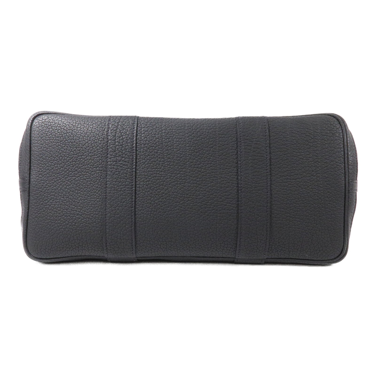 HERMES Negonda皮革Garden Party PM手挽袋Graphite