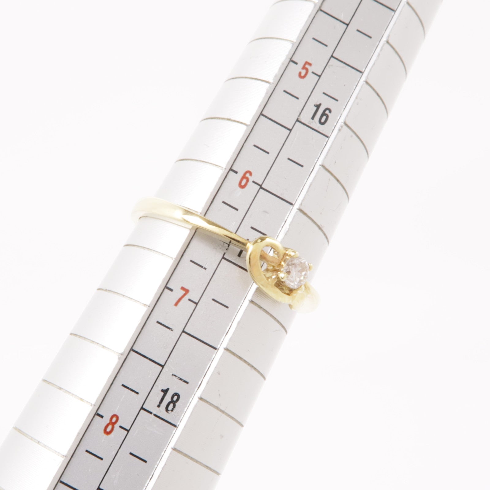 JEWELRY 18K黄金Diamond Ring鑽石戒指US#6.5