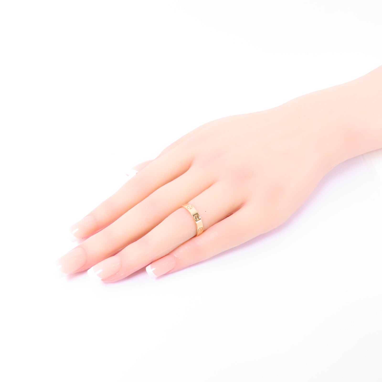 CARTIER 18K玫瑰金Love Ring戒指Cartier#50/US#5.25