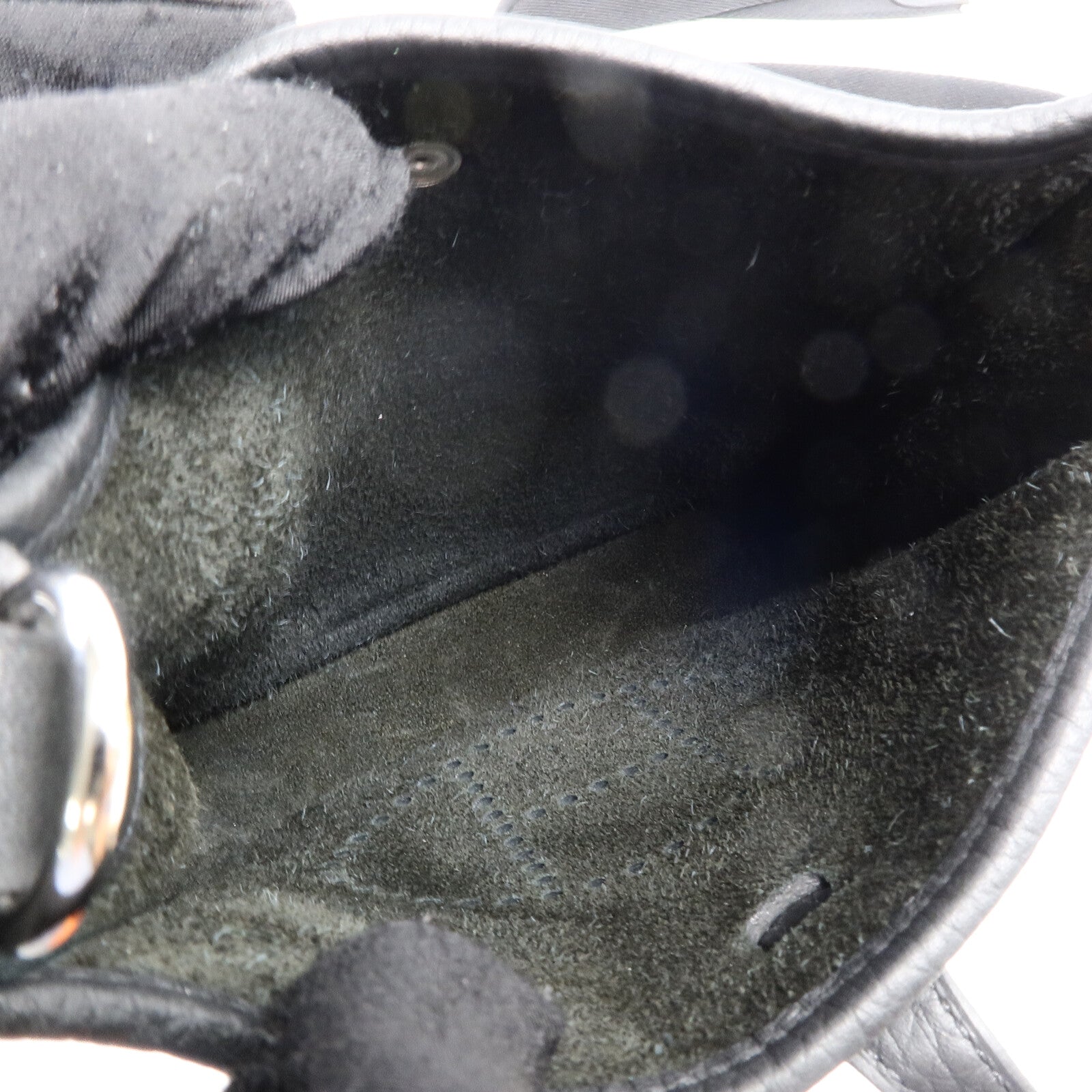 HERMES Clemence皮革Evelyne TPM肩背袋Noir