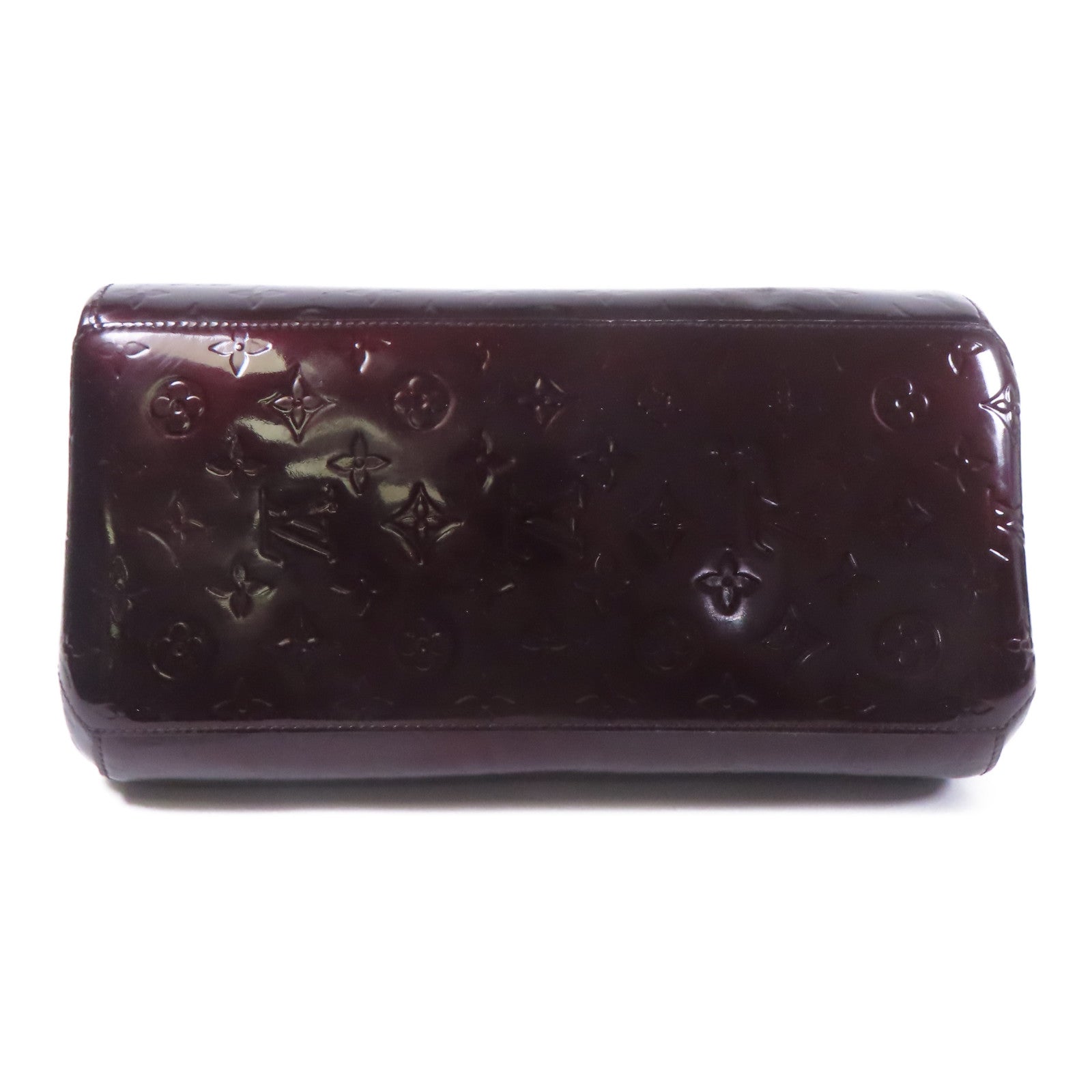 LOUIS VUITTON LV GHW Sherwood GM Shoulder Bag M91489 Vernis Leather Brown