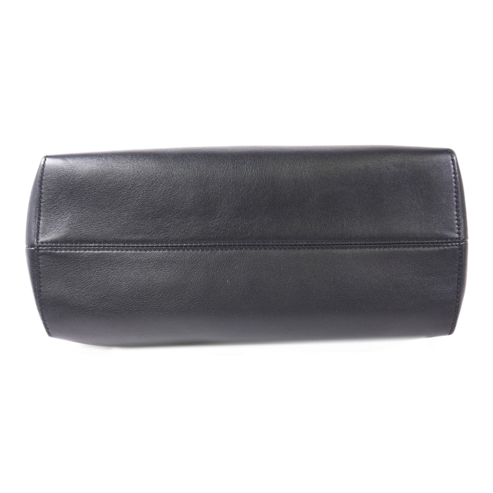 FENDI SHW By The Way 2 Way Shoulder Bag Handbag 8BL125 Calfskin Leather Black