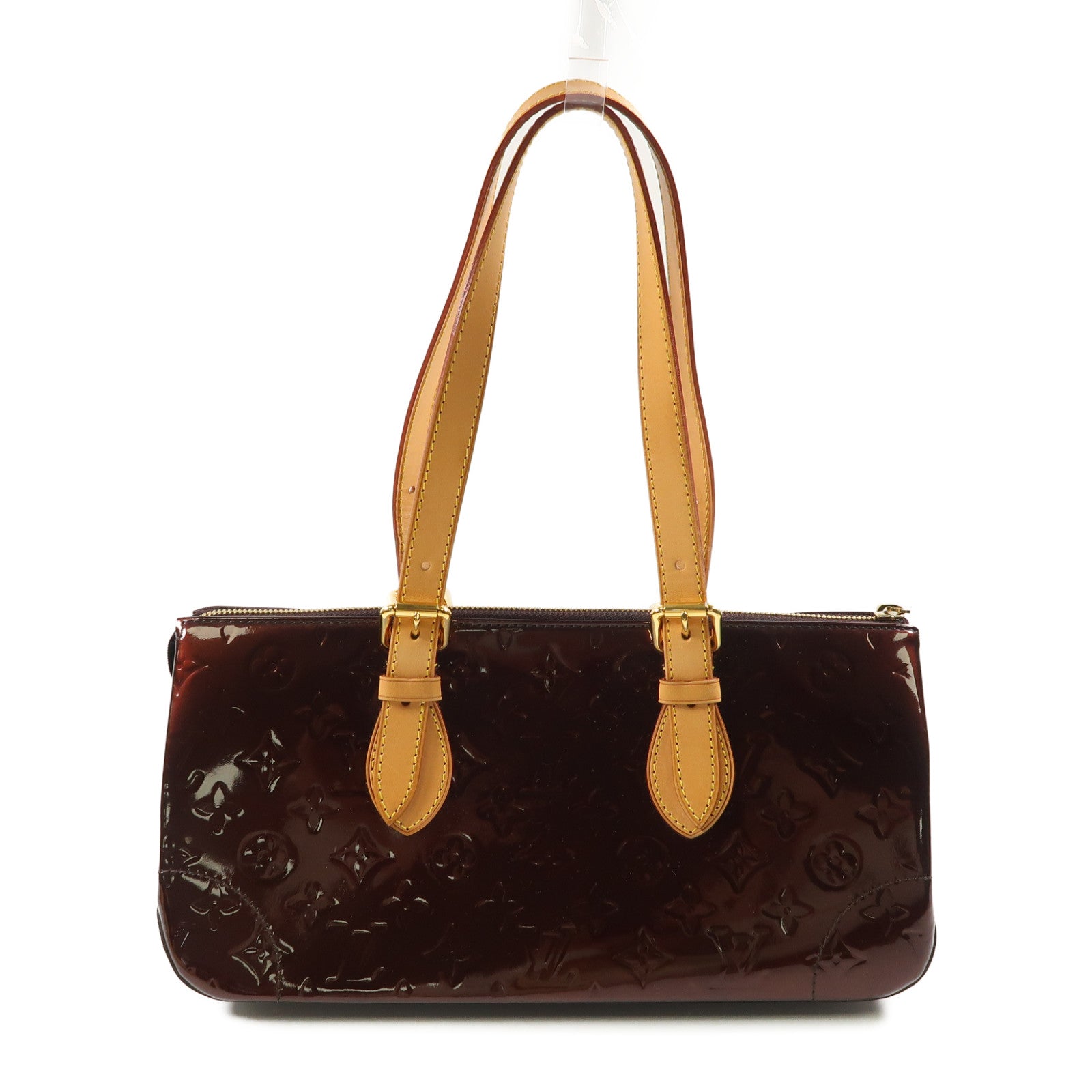 LOUIS VUITTON 【激減優惠】Vernis Rosewood Avenue金扣肩背袋酒紅色