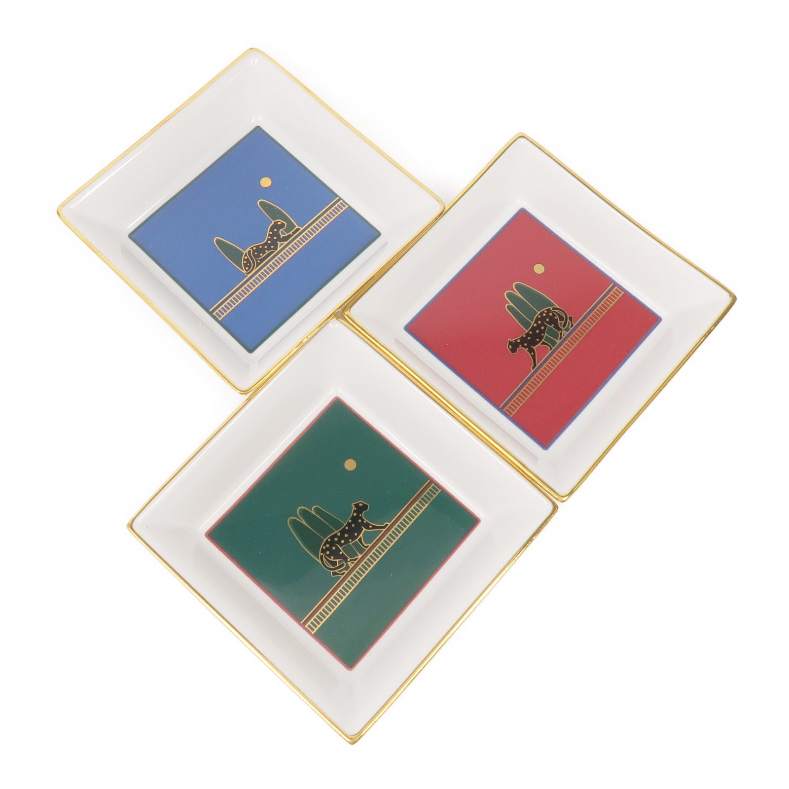 CARTIER 瓷Panthère de Cartier Set of 3 Trays托盤