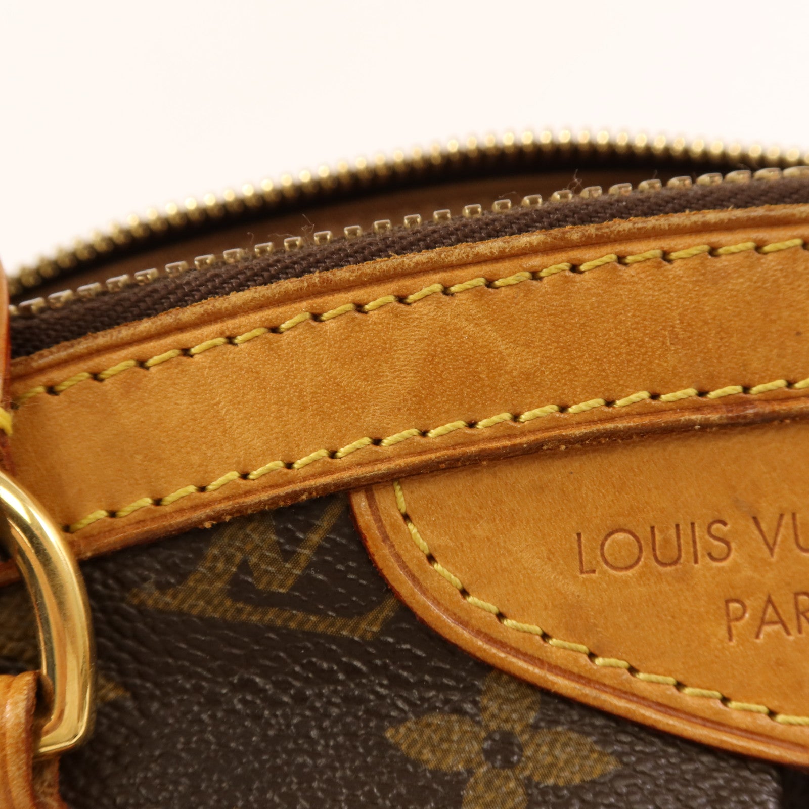LOUIS VUITTON Monogram Tivoli PM金扣手挽袋