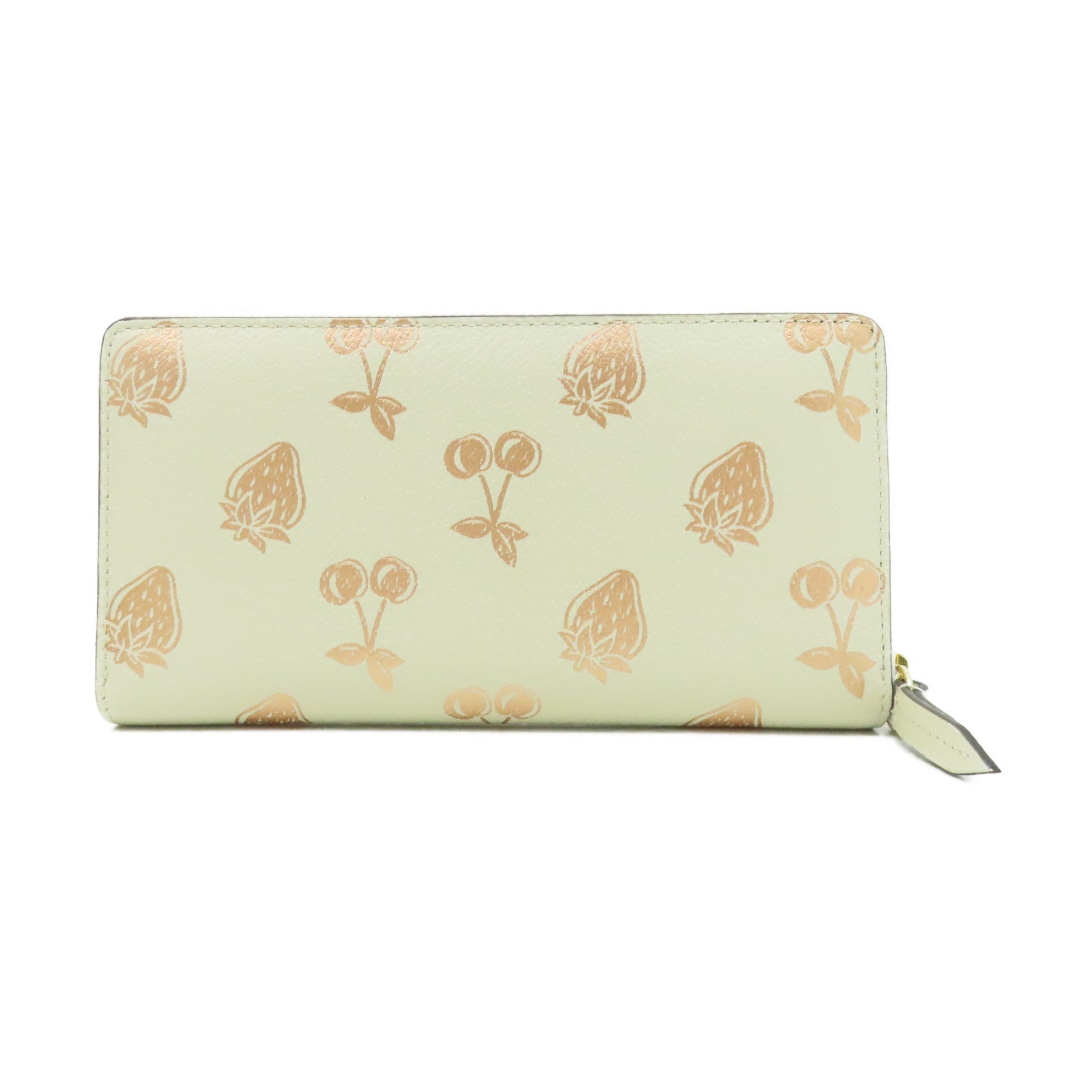 GUCCI 【激減優惠】牛皮皮革Long Wallet金扣長錢包米色