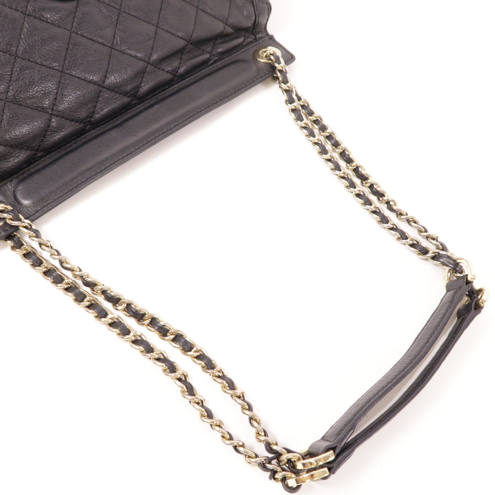 Tory Burch 皮革Chain Shoulder金扣鏈帶肩背袋