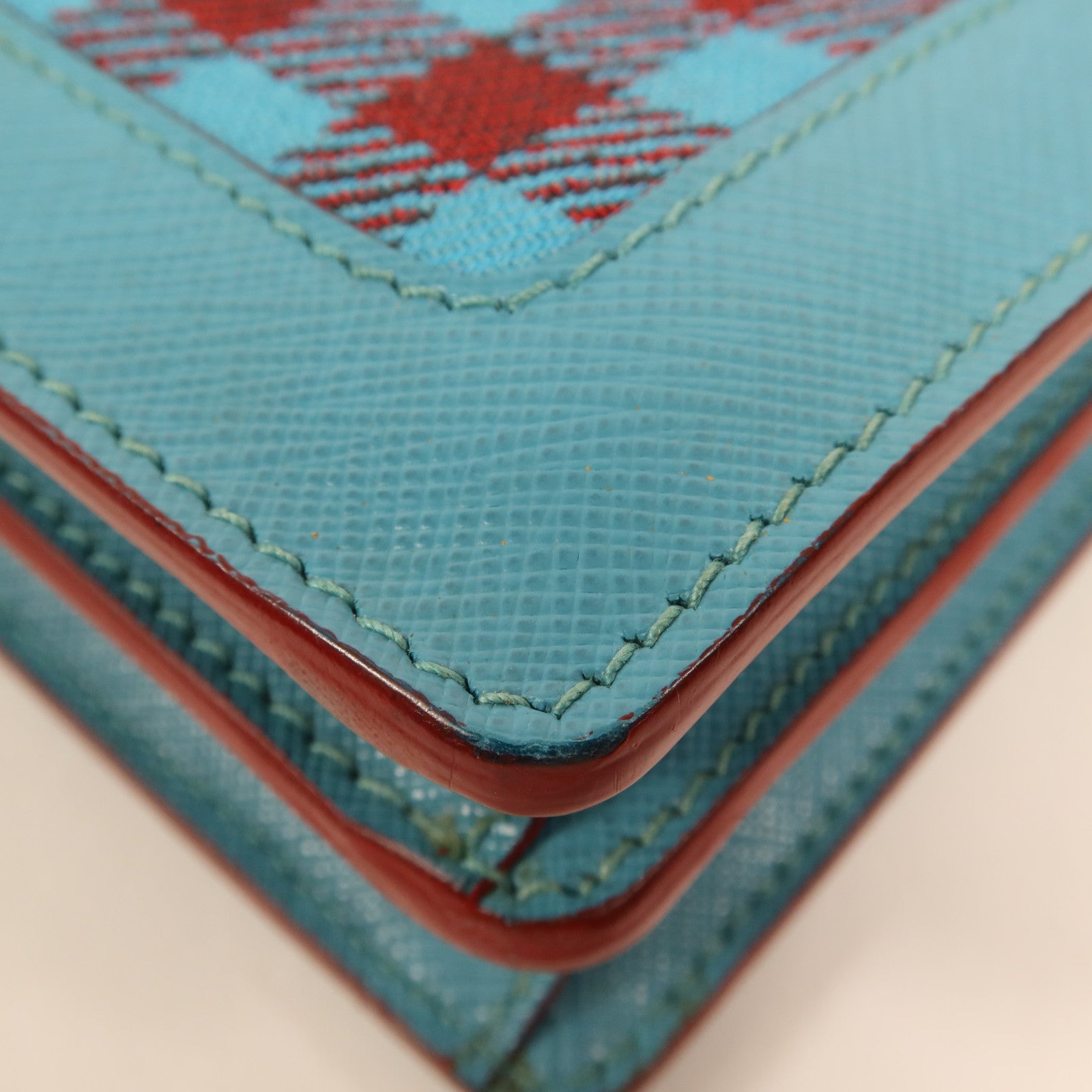 PRADA 帆布Shoulder Bag金扣肩背袋