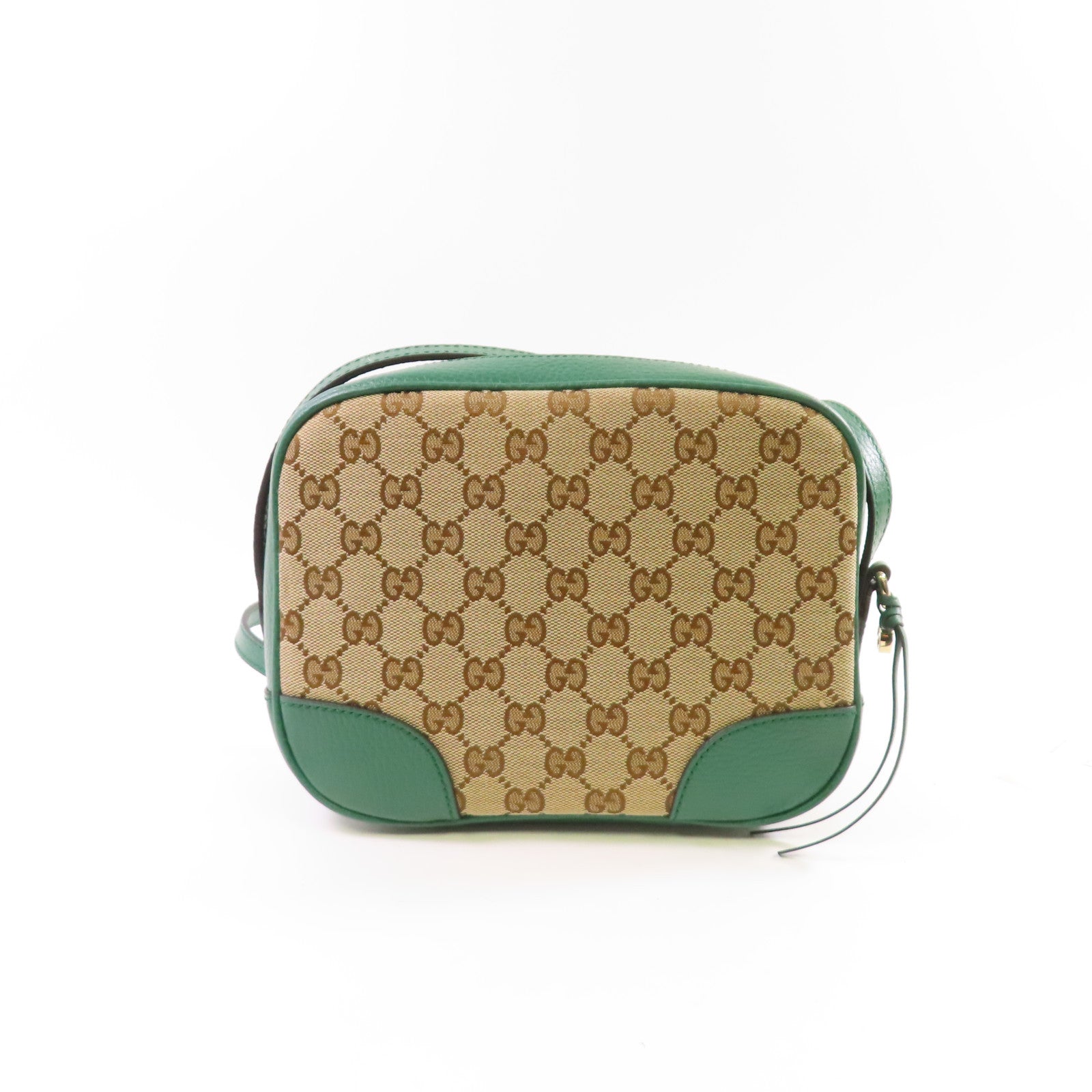 GUCCI 帆布Shoulder Bag金扣肩背袋