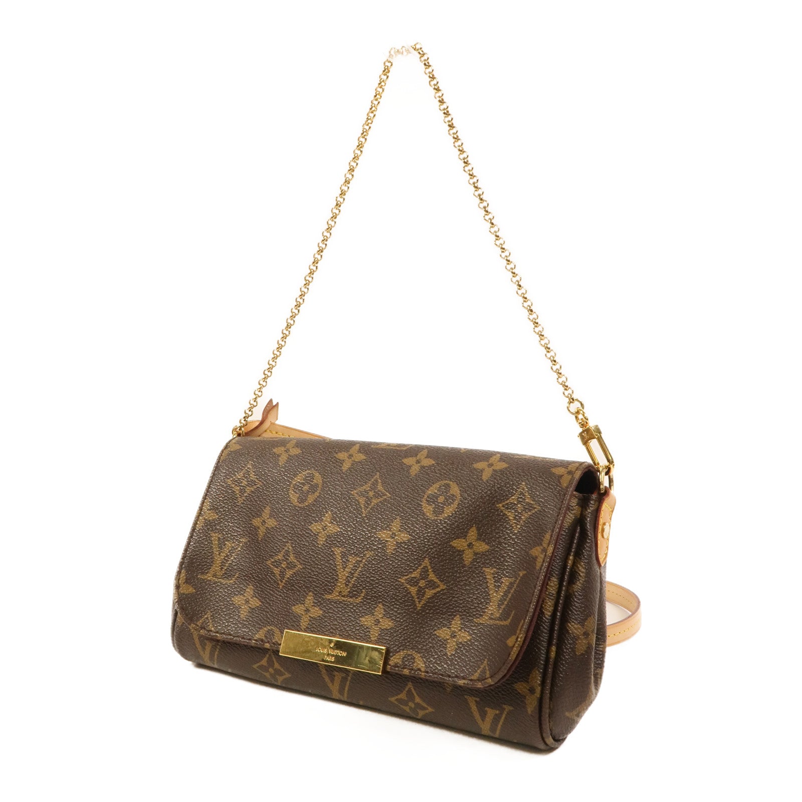 LOUIS VUITTON Monogram Favourite PM金扣手挽肩背兩用袋