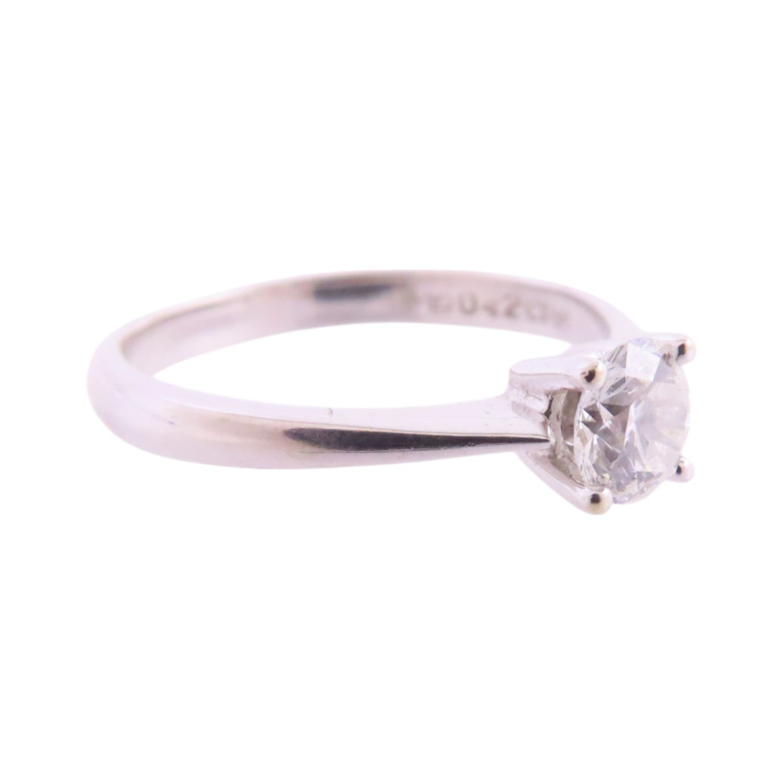 JEWELRY 18K白金/鑽石Diamond Ring戒指US#5.25