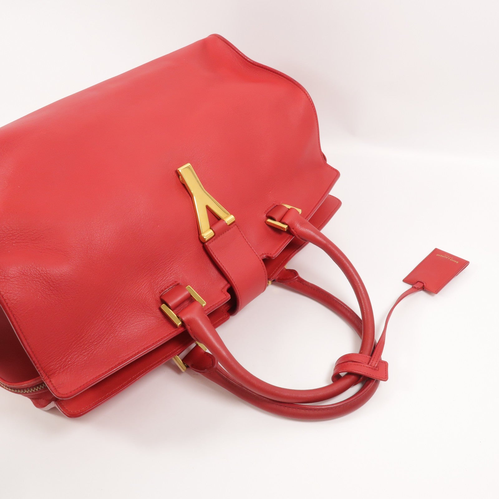 SAINT LAURENT 牛皮皮革Hand Bag手挽袋