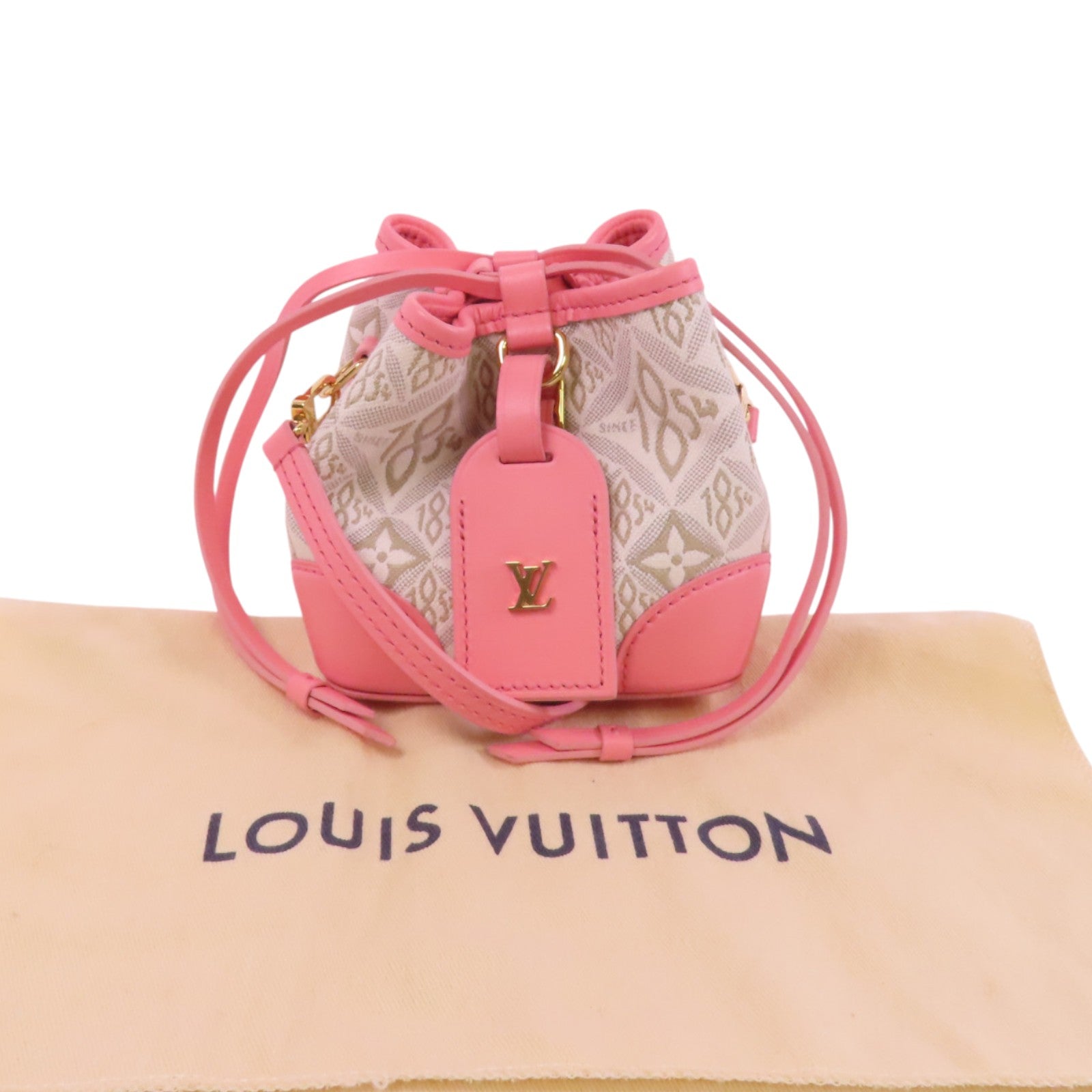 LOUIS VUITTON 1854帆布Noe Purse肩背袋