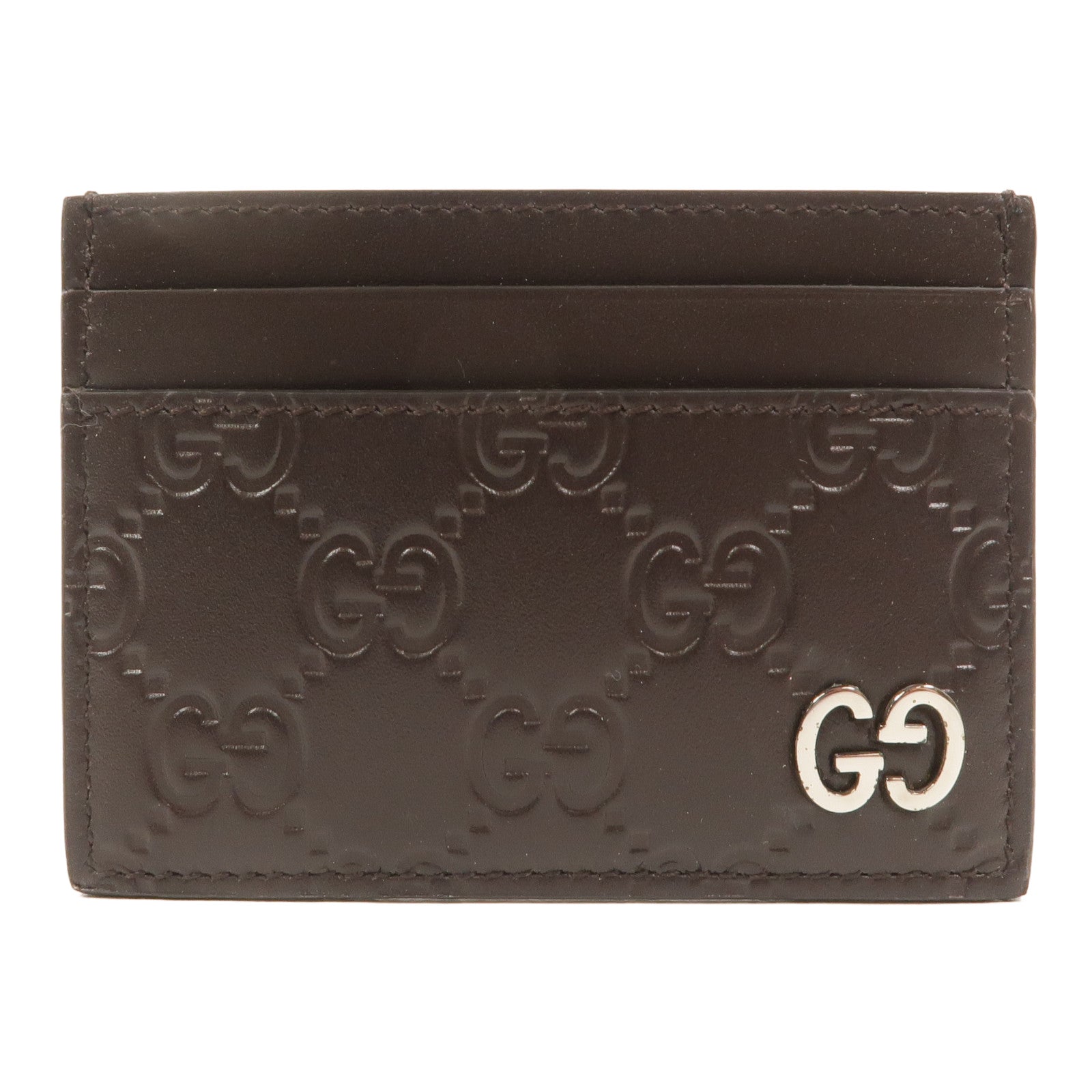 GUCCI 牛皮皮革Signature Card Case卡片套