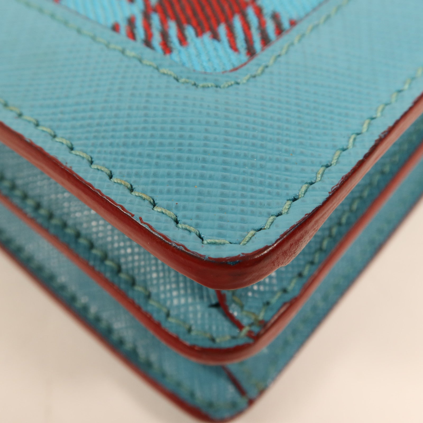 PRADA 帆布Shoulder Bag金扣肩背袋