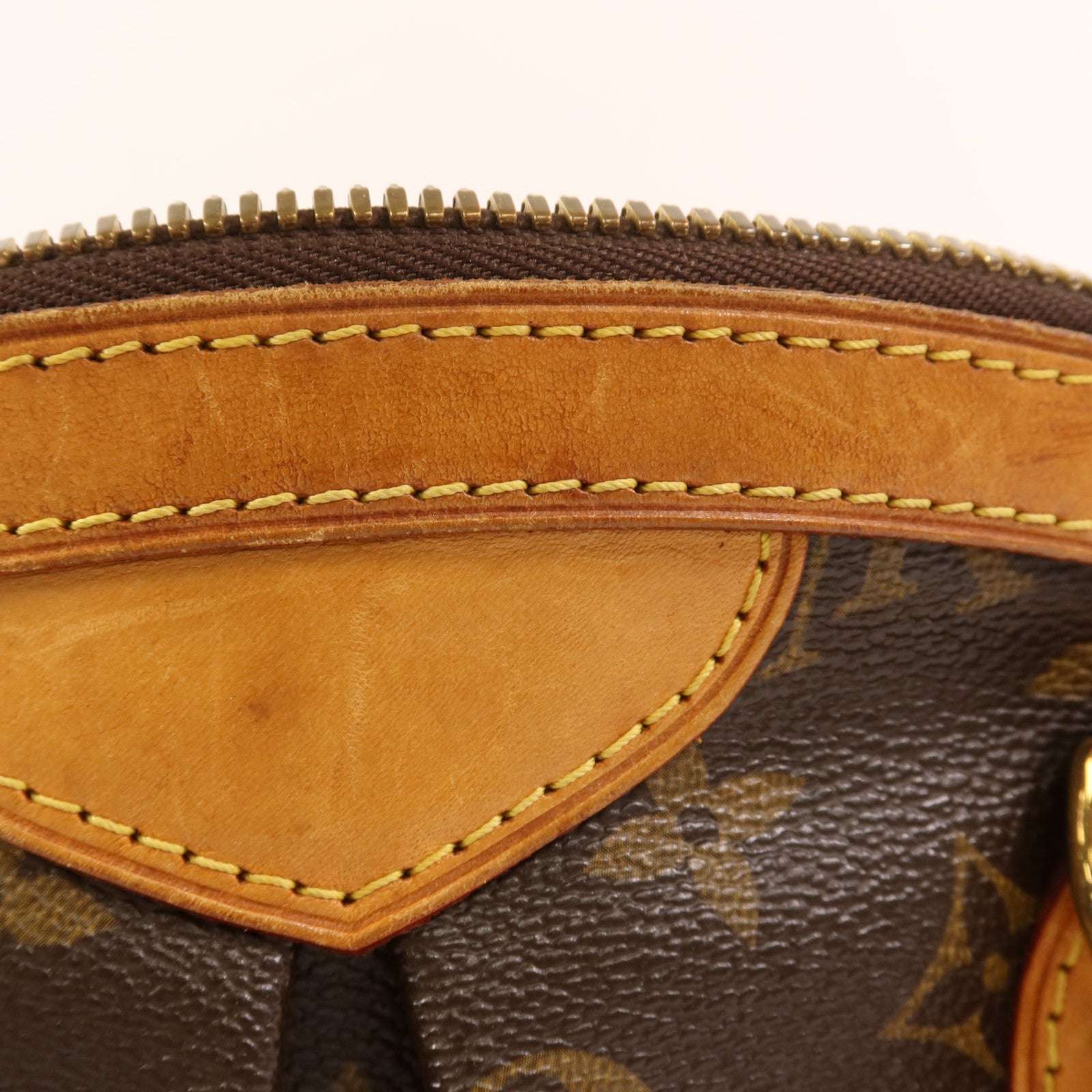 LOUIS VUITTON Monogram Tivoli PM金扣手挽袋