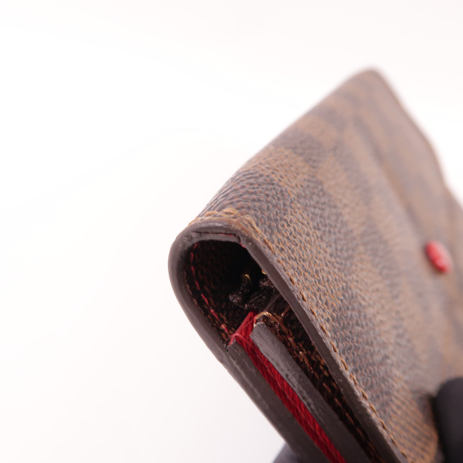 LOUIS VUITTON Damier Portefeuille Emilie Long Wallet金扣長錢包