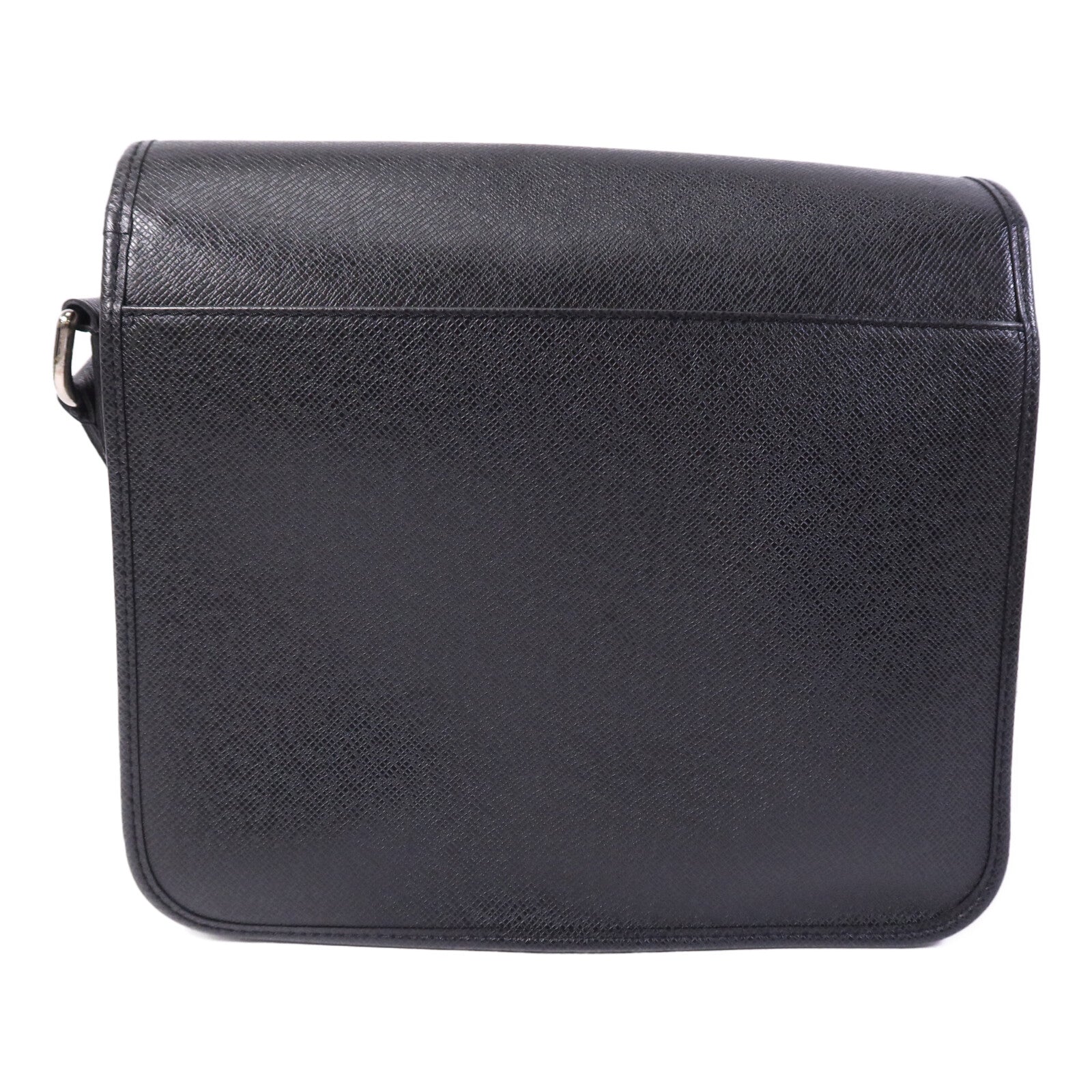 LOUIS VUITTON Taiga Andrei銀扣肩背袋