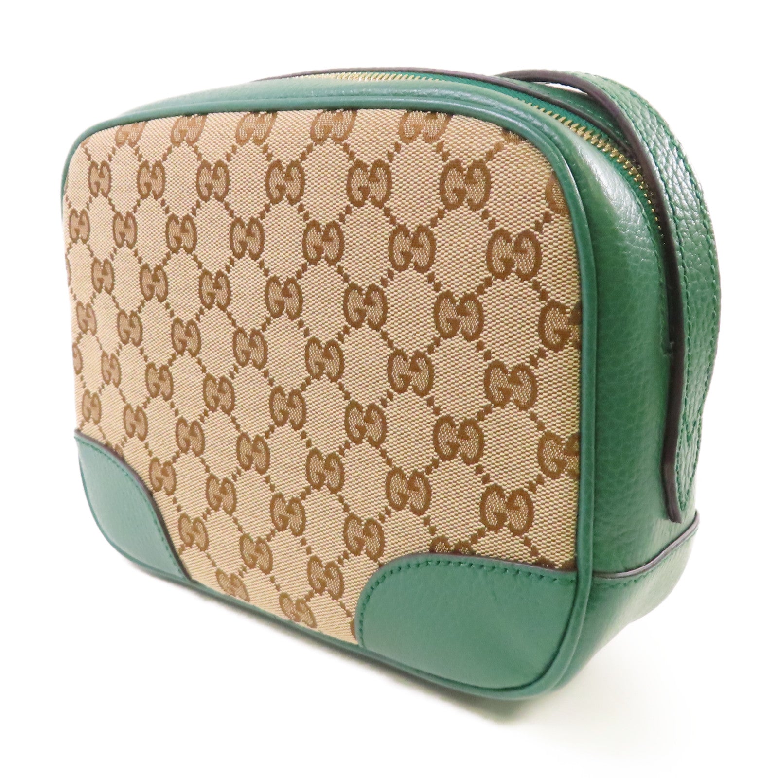 GUCCI 帆布Shoulder Bag金扣肩背袋