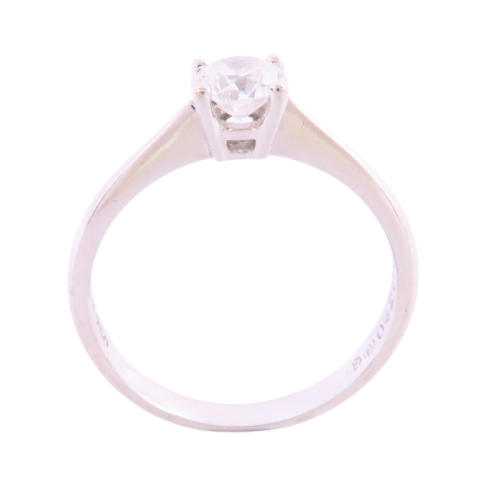 JEWELRY 18K白金/鑽石Diamond Ring戒指US#5.25