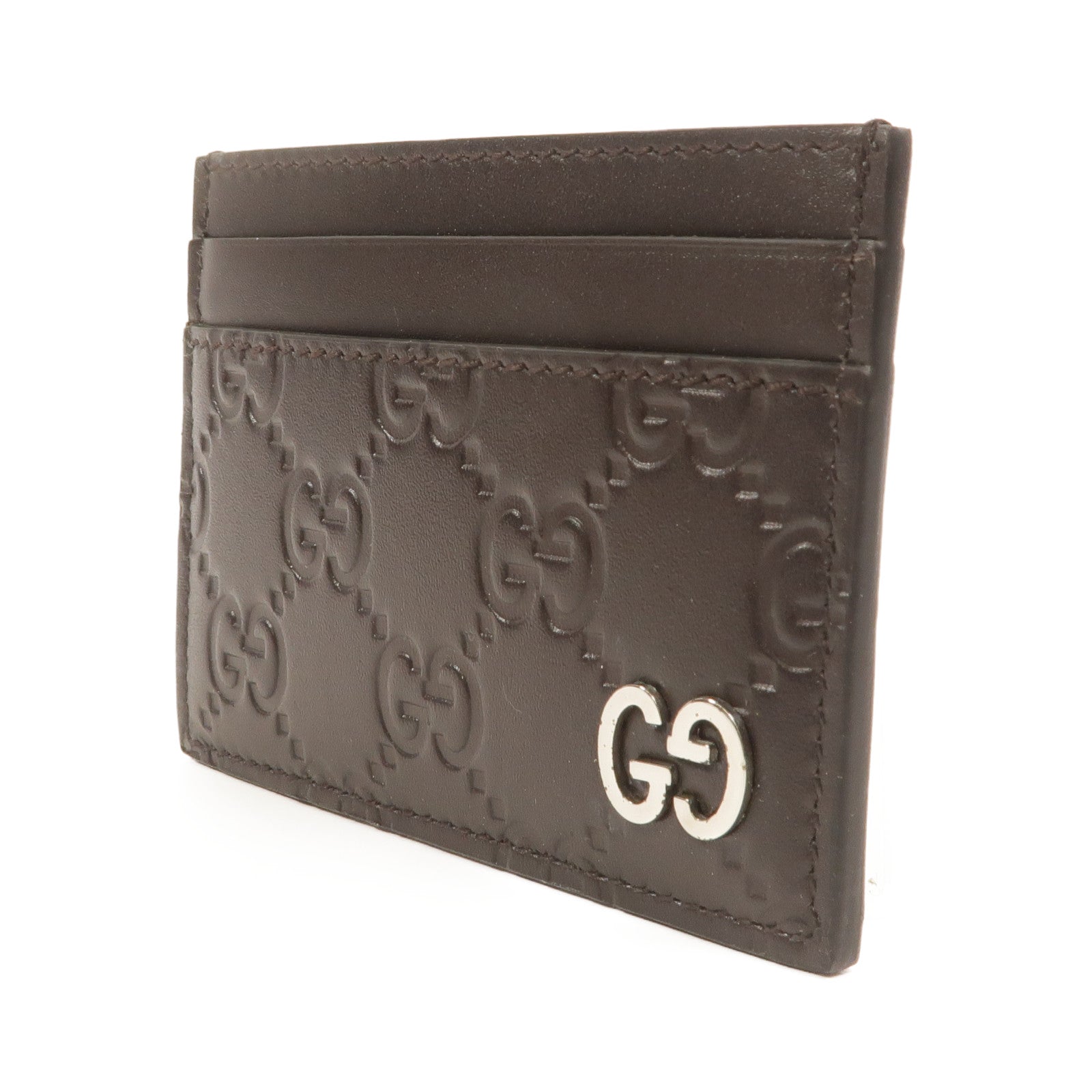 GUCCI 牛皮皮革Signature Card Case卡片套