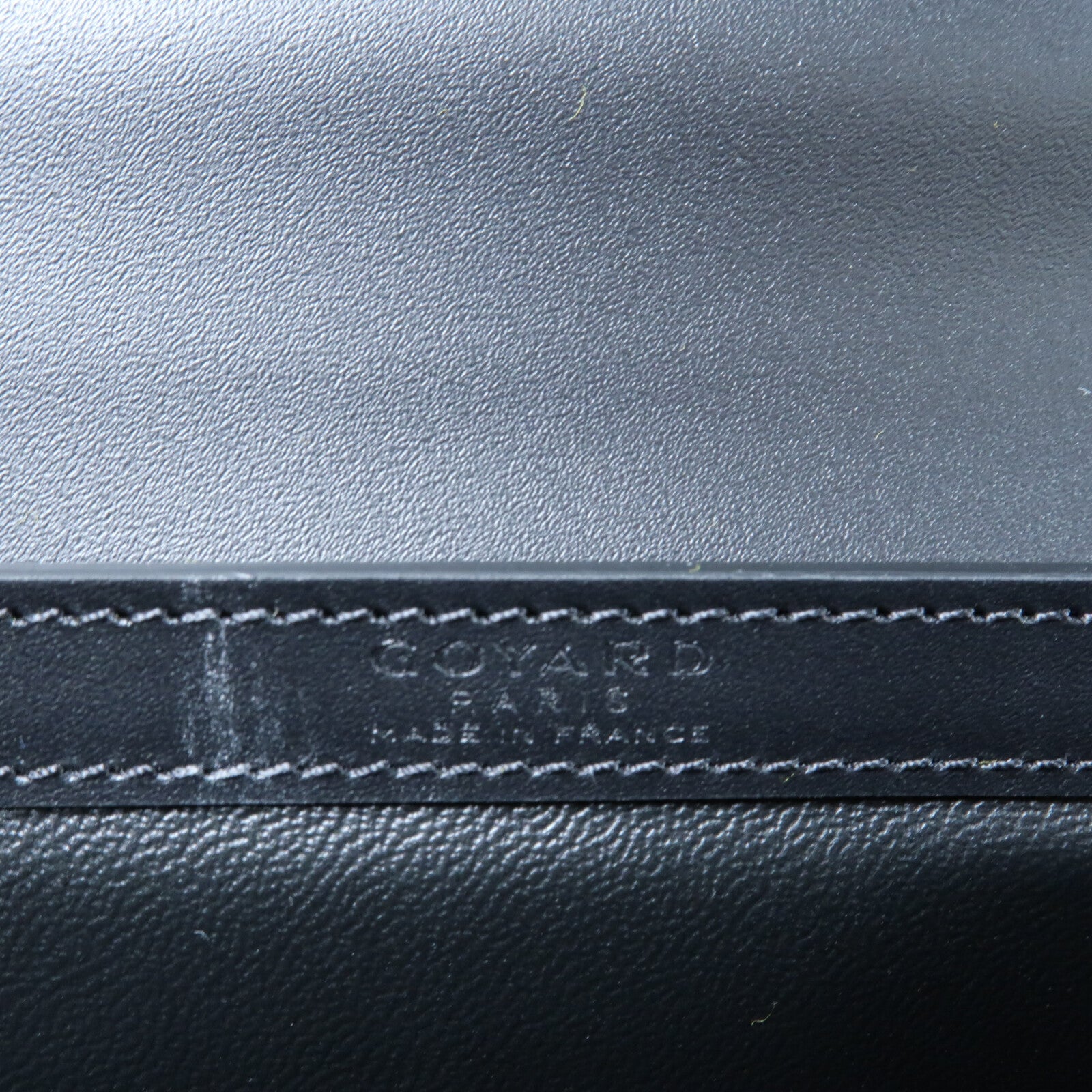 GOYARD 塗層帆布Saigon Mini Structured Jet Black銀扣手挽肩背兩用袋