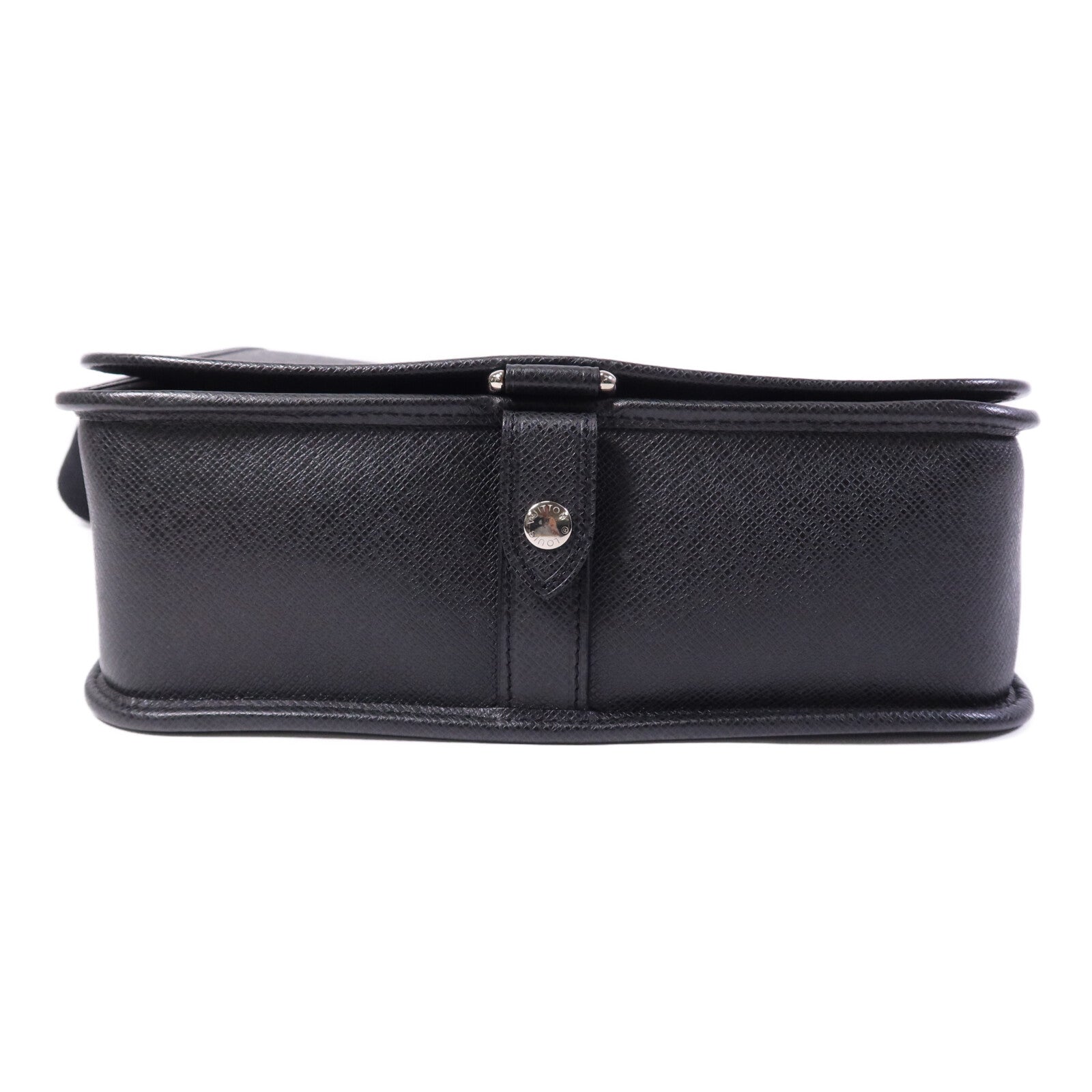 LOUIS VUITTON Taiga Andrei銀扣肩背袋