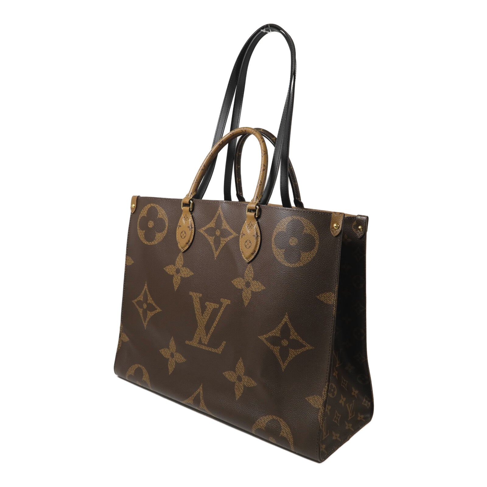 LOUIS VUITTON Monogram Giant/Monogram Reverse On The Go GM手挽肩背兩用袋