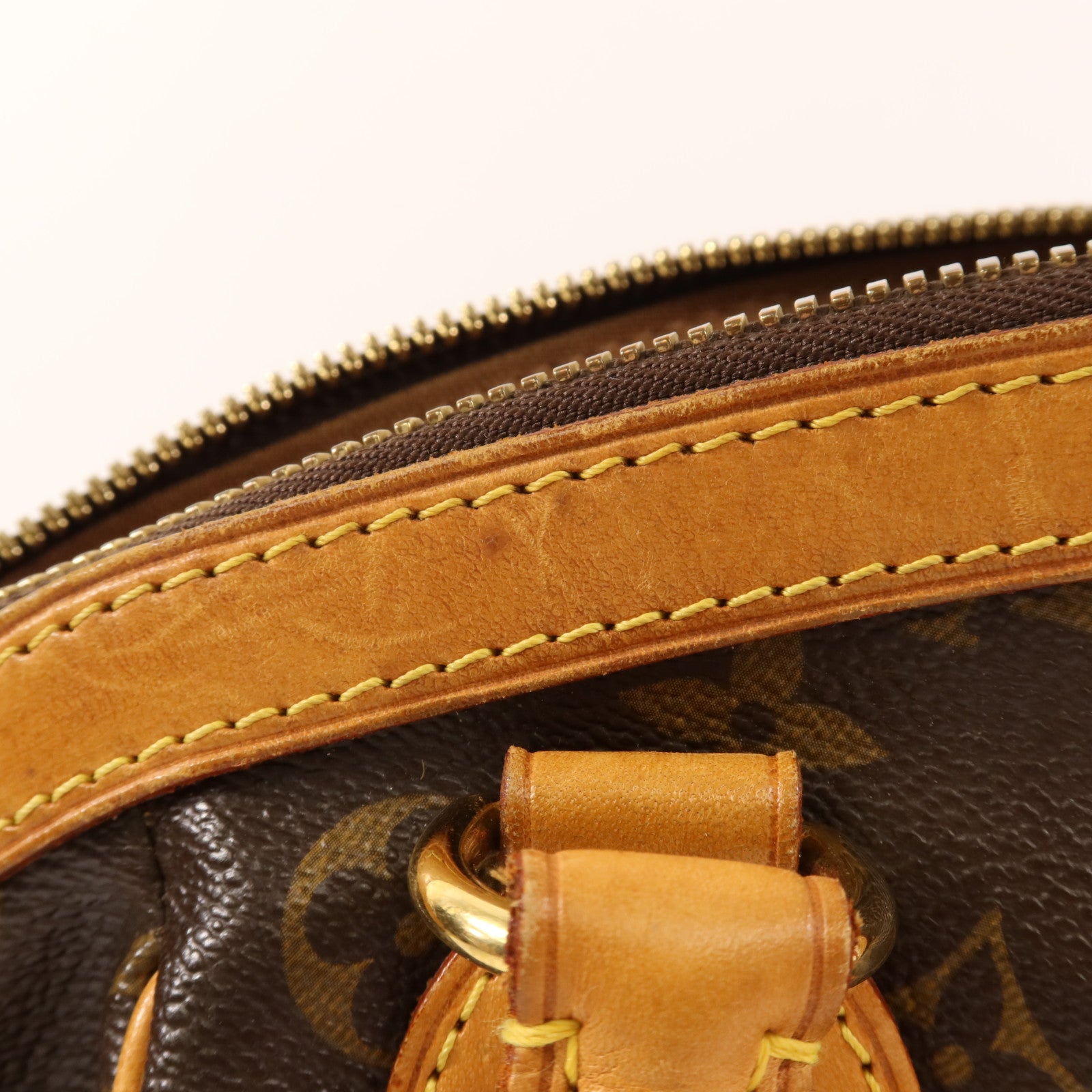 LOUIS VUITTON Monogram Tivoli PM金扣手挽袋