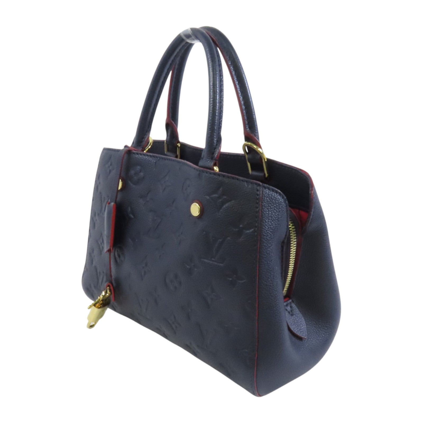 LOUIS VUITTON 【激減優惠】Monogram Empreinte Montaigne BB金扣手挽袋