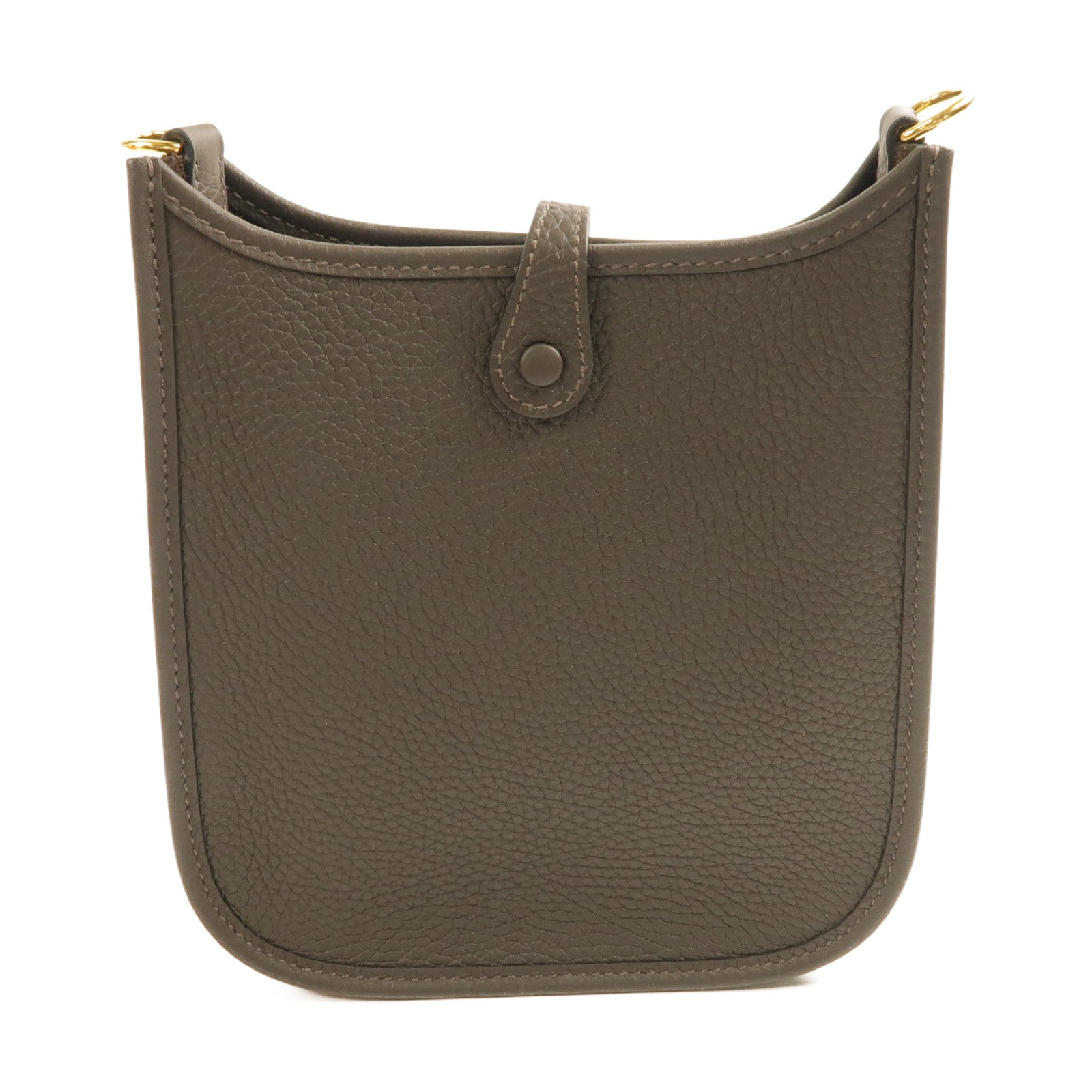 HERMES Clemence皮革Evelyne TPM金扣肩背袋