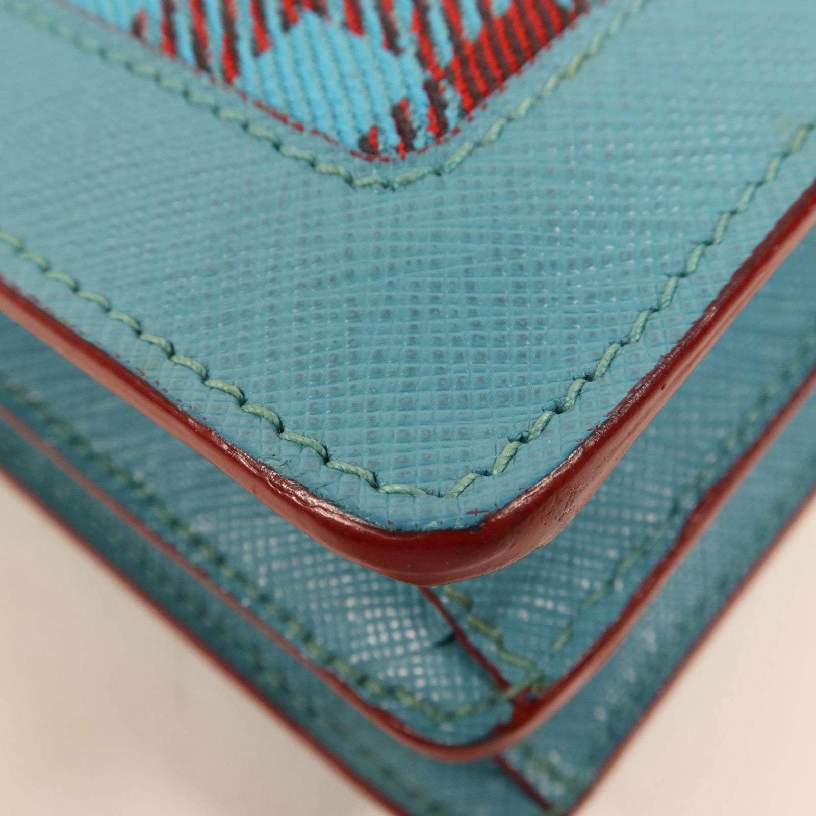 PRADA 帆布Shoulder Bag金扣肩背袋