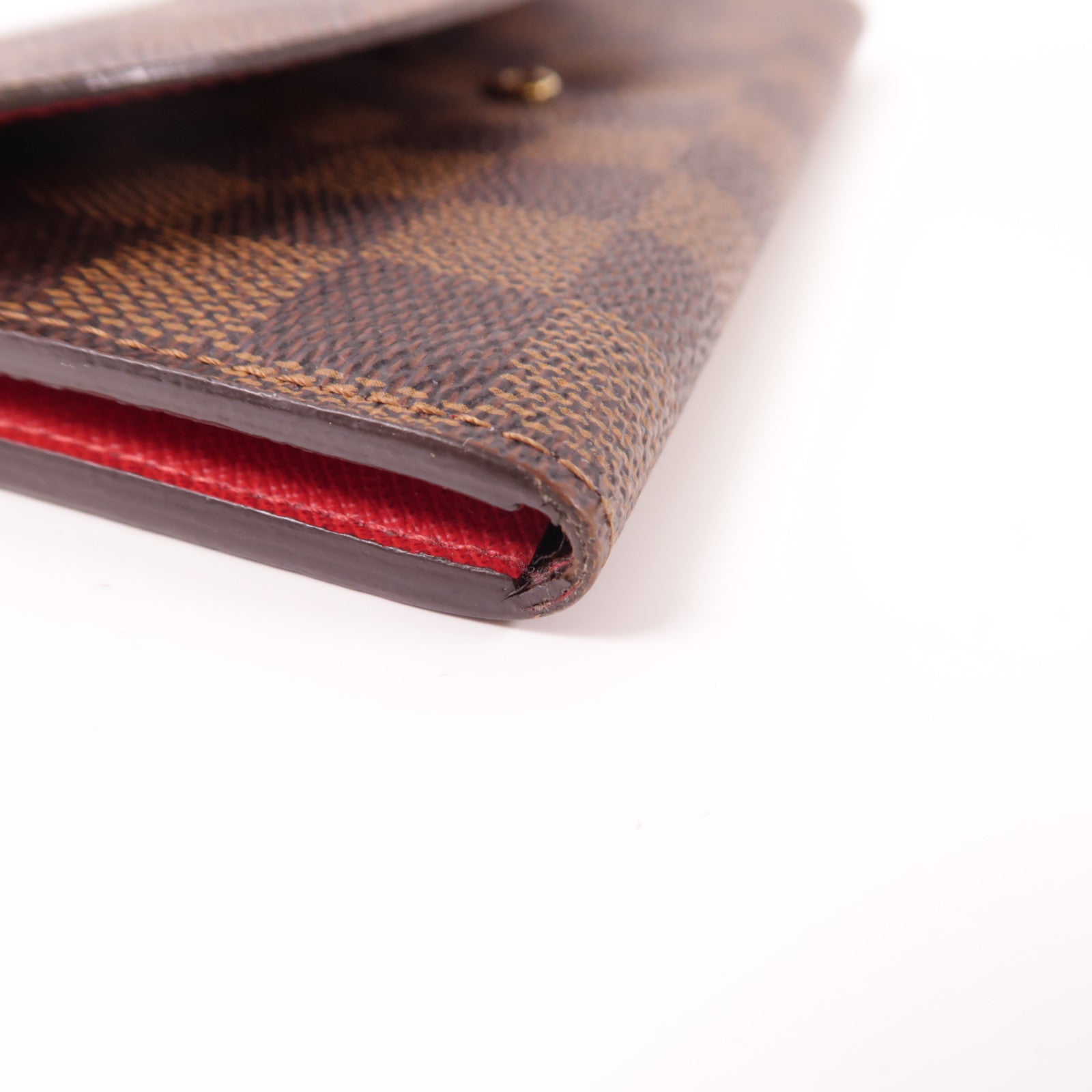 LOUIS VUITTON LV GHW Portefeuille Emilie Long Wallet N63544 Damier Brown