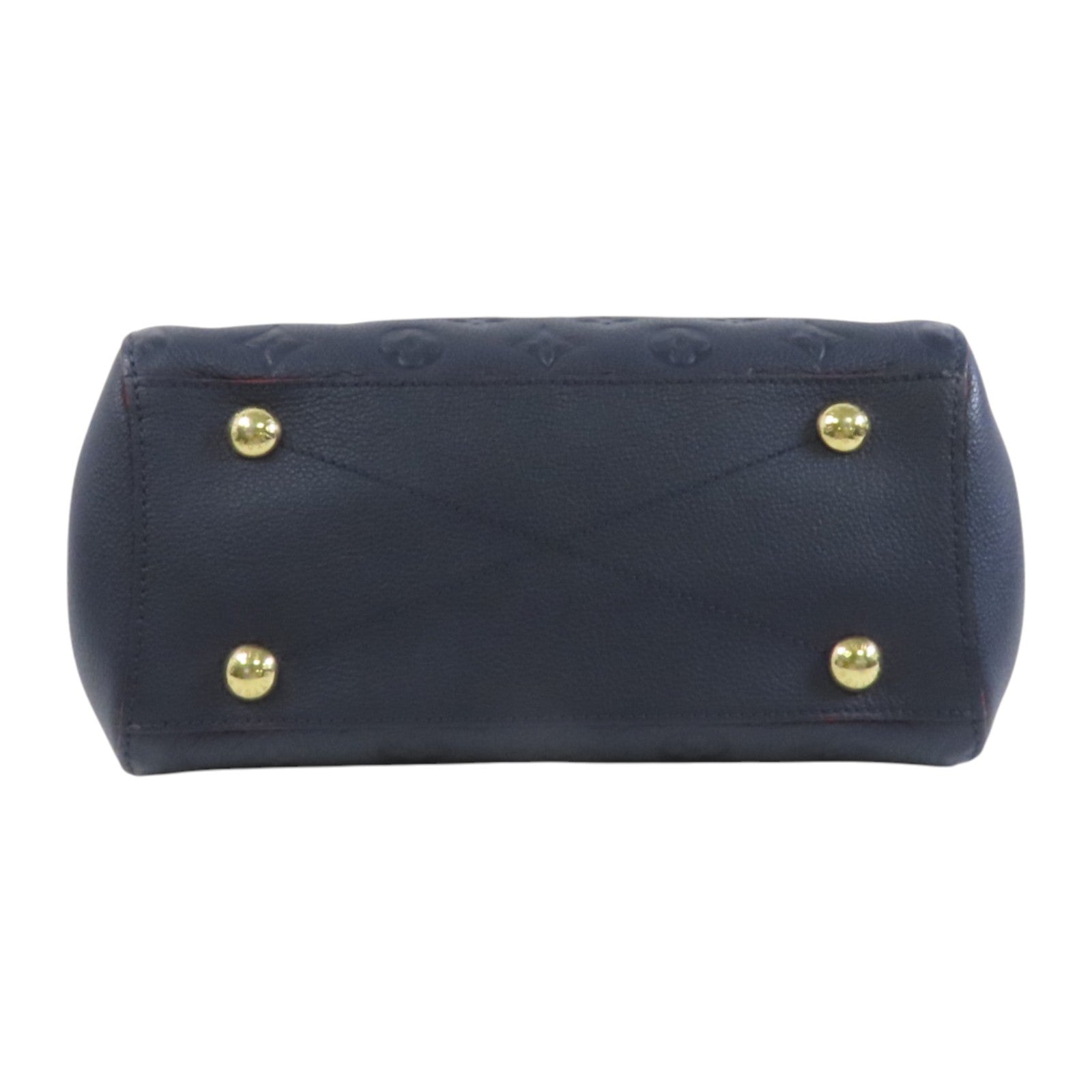 LOUIS VUITTON Monogram Empreinte Montaigne BB金扣手挽袋