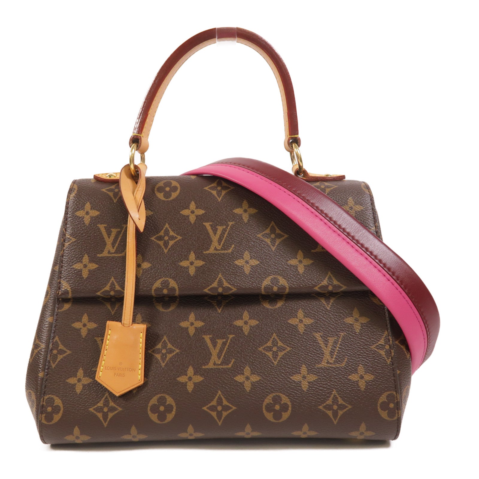 LOUIS VUITTON Monogram Cluny BB手挽肩背兩用袋