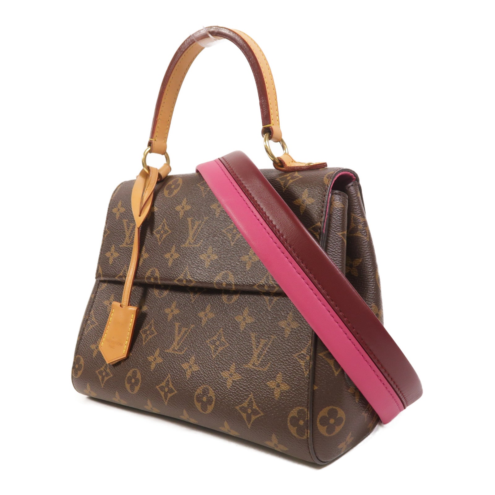 LOUIS VUITTON Monogram Cluny BB手挽肩背兩用袋