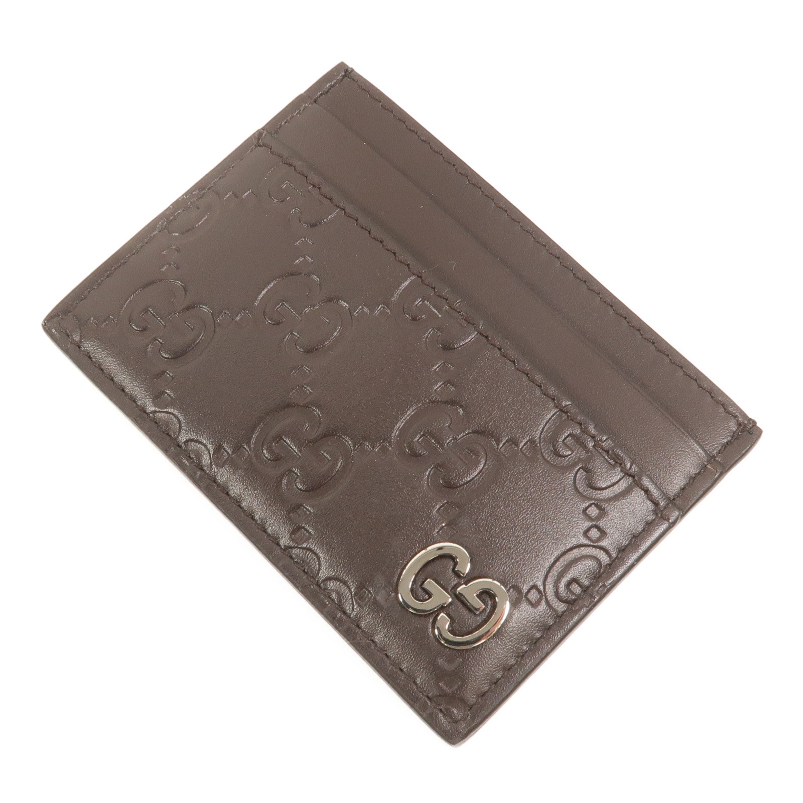 GUCCI 牛皮皮革Signature Card Case卡片套